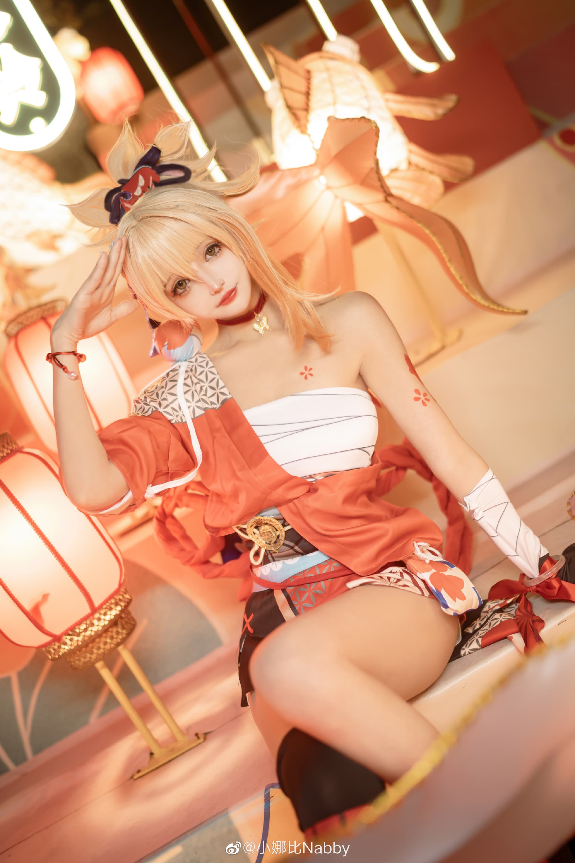 【COS】烟花易逝，人情长存 原神 宵宫@小娜比Nabby COSPLAY-第2张