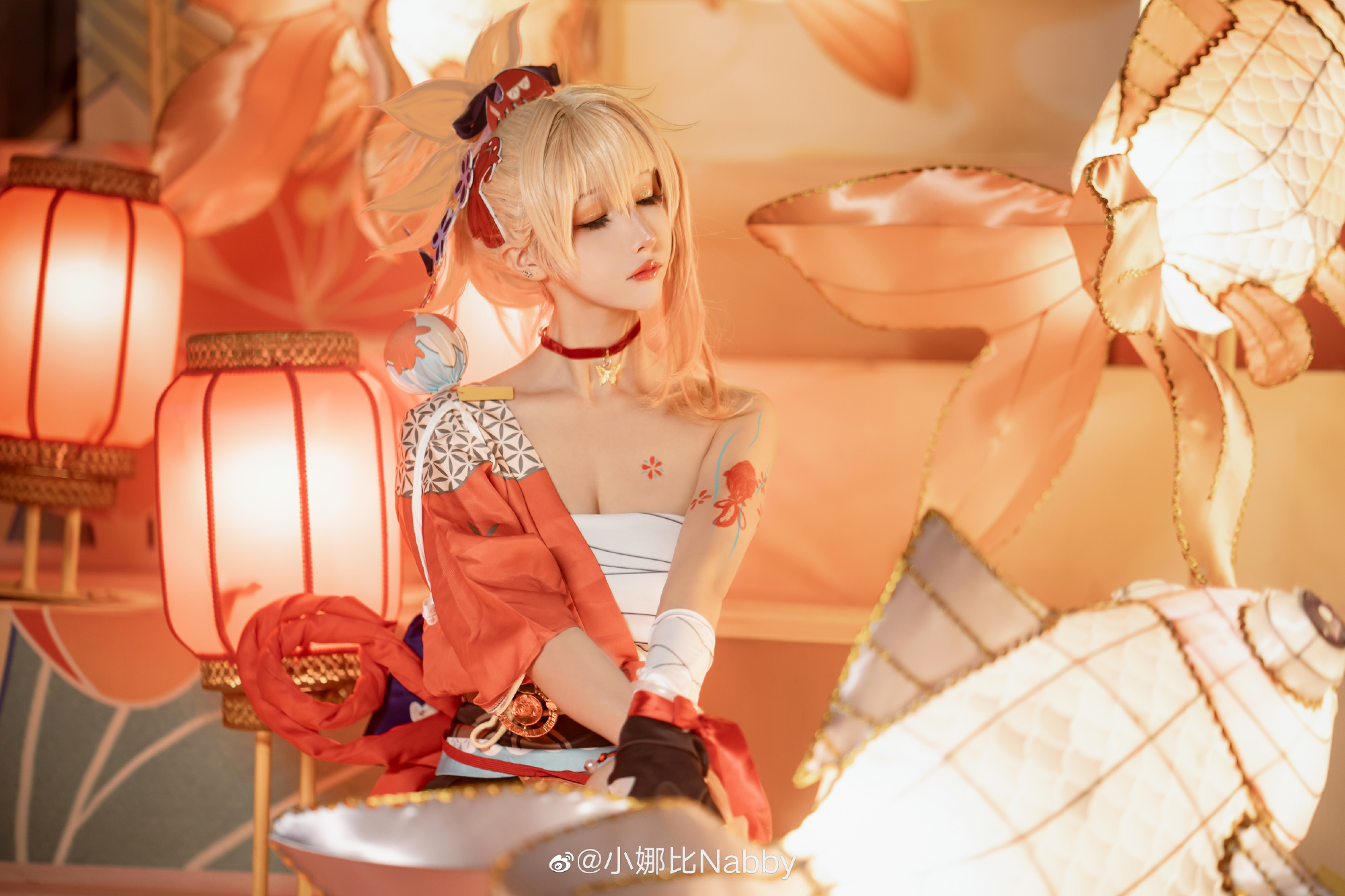【COS】烟花易逝，人情长存 原神 宵宫@小娜比Nabby COSPLAY-第5张