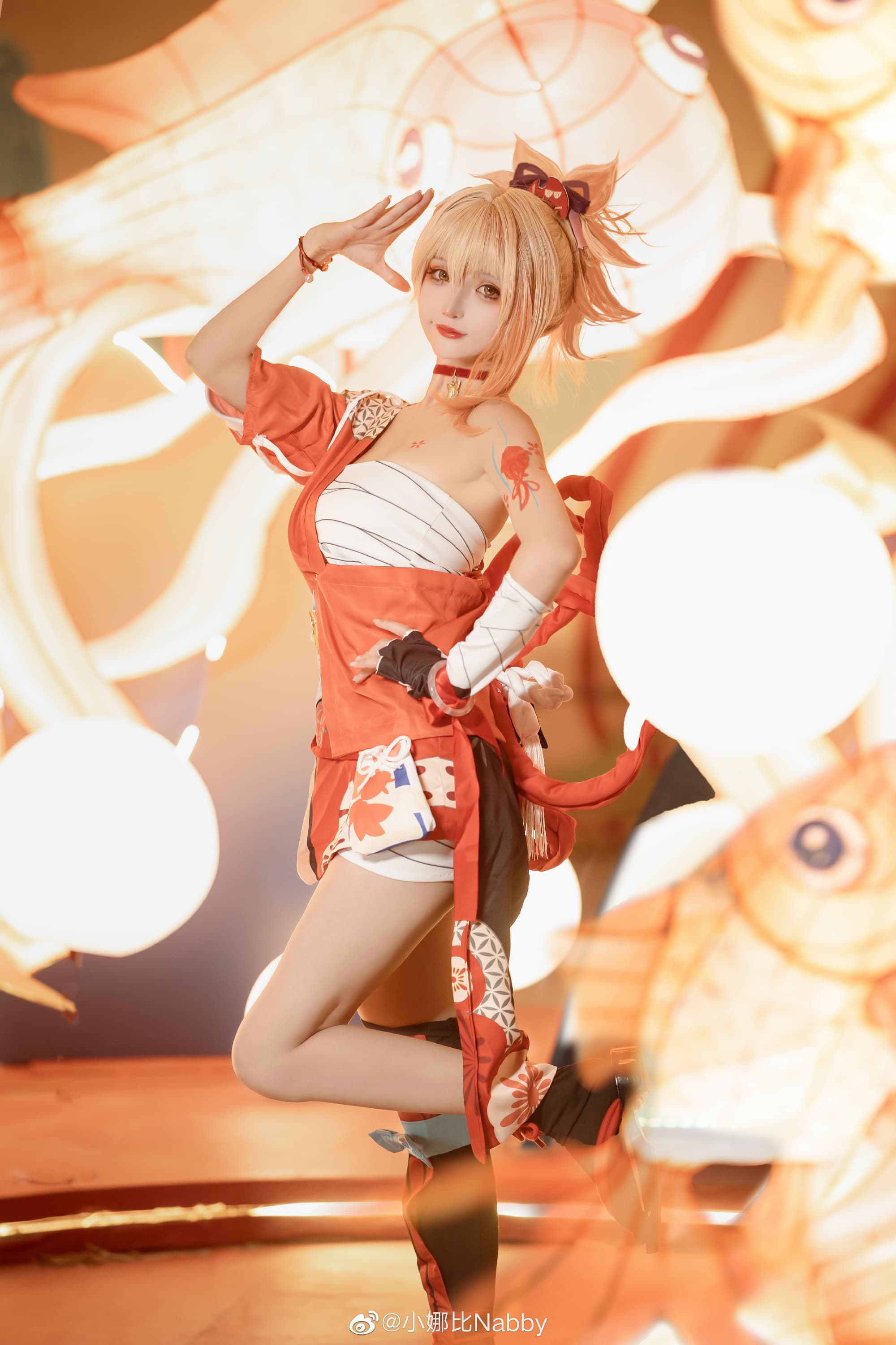【COS】烟花易逝，人情长存 原神 宵宫@小娜比Nabby COSPLAY-第7张
