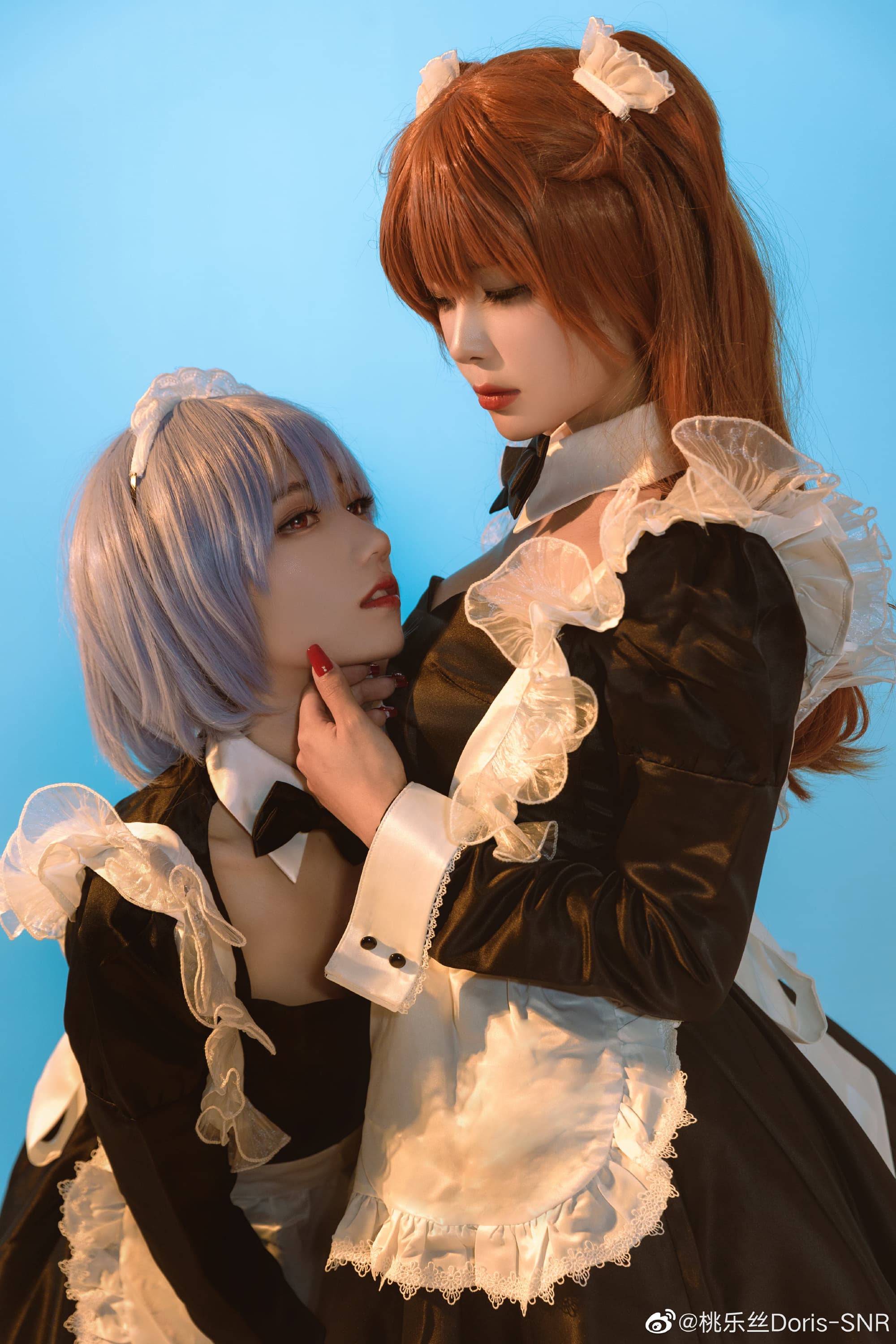 【COS】祝大家光棍节快乐♥️ 没别的意思,展示一下我老婆,无暇不出。绫波丽@Chloe慕小乔_SNR 明日香@桃乐丝Doris_SNR COSPLAY-第9张
