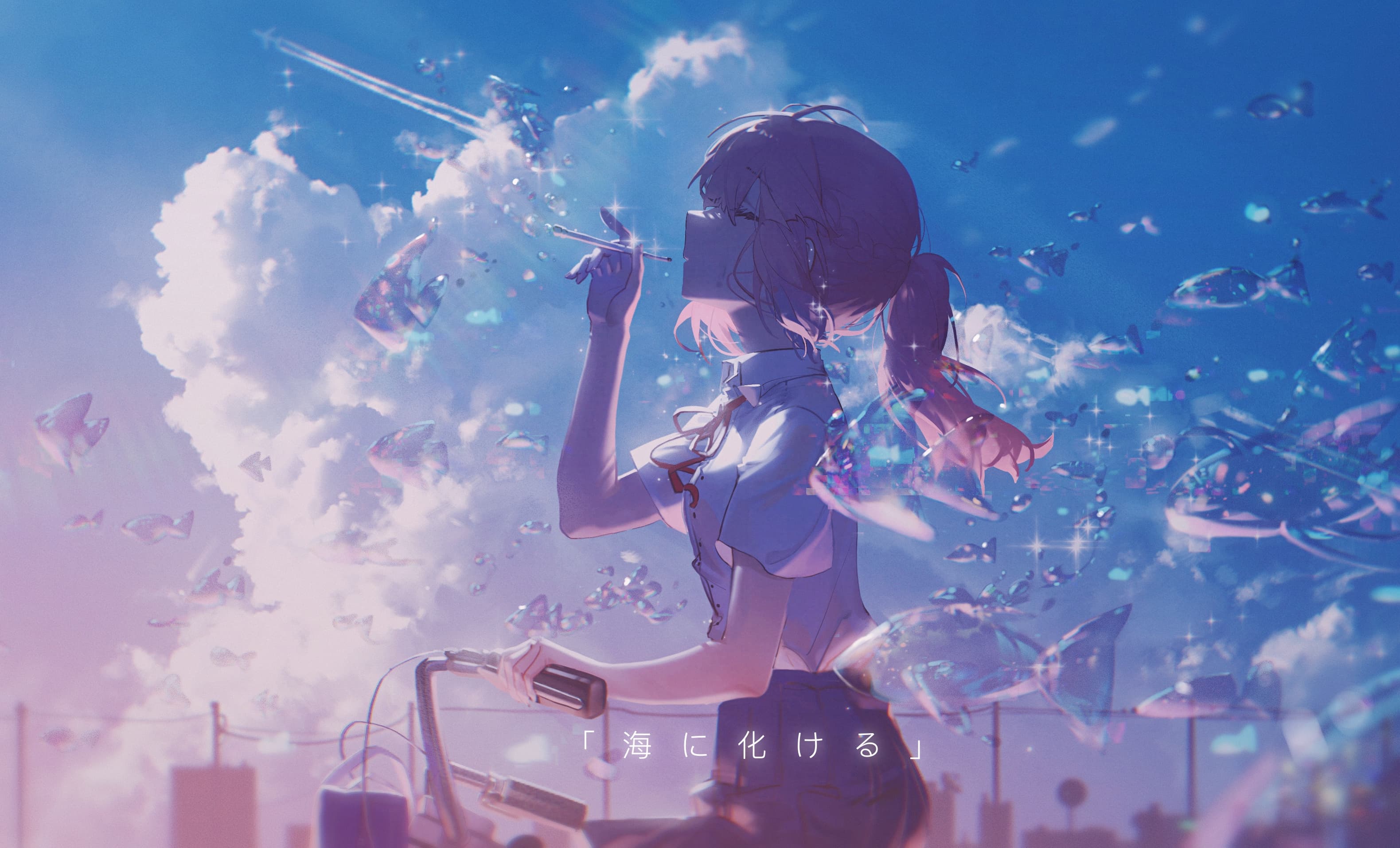 【P站画师】初音未来的忠实粉丝！中国插画师紺屋鴉江的插画作品 P站画师-第1张