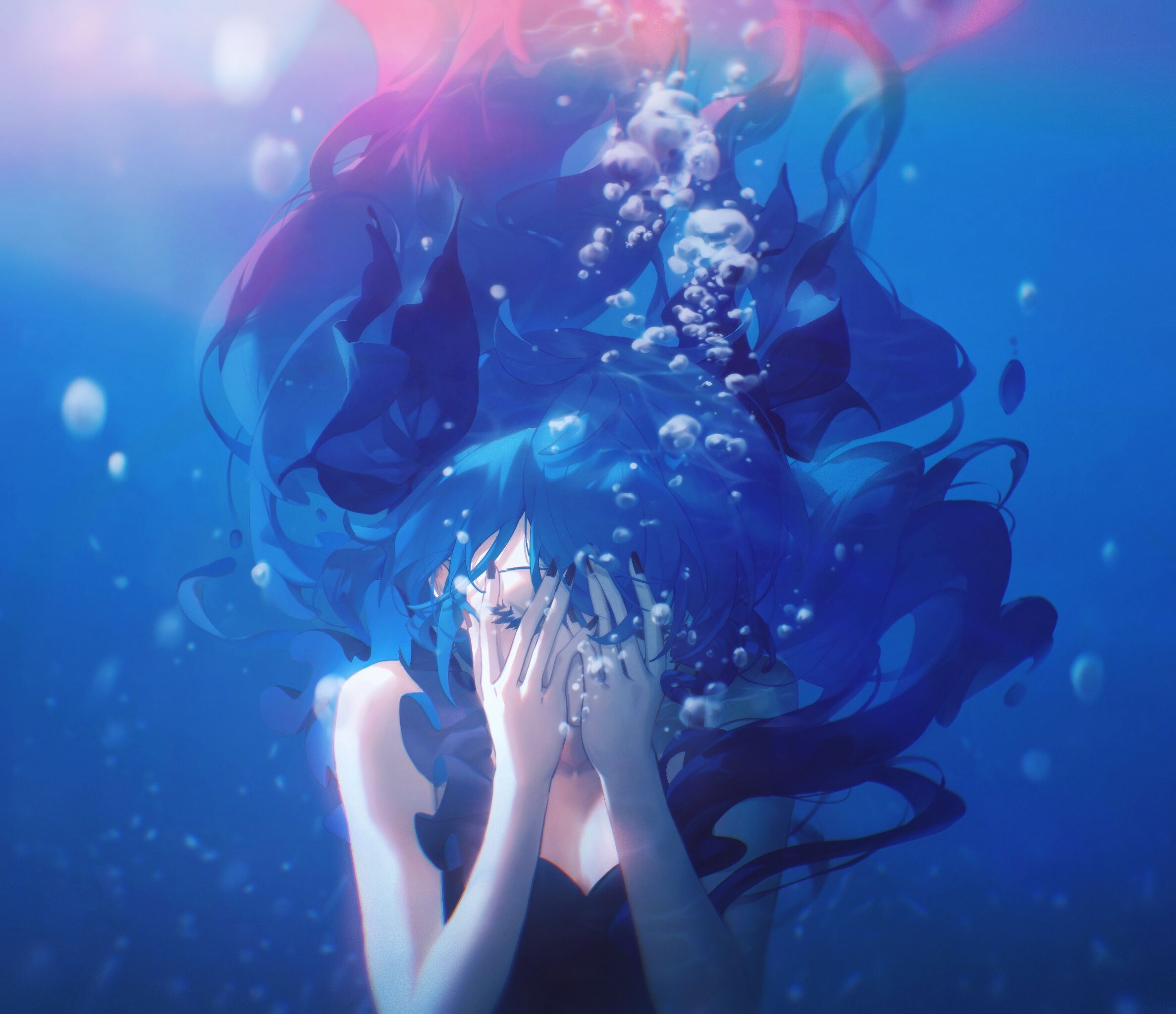 【P站画师】初音未来的忠实粉丝！中国插画师紺屋鴉江的插画作品 P站画师-第9张