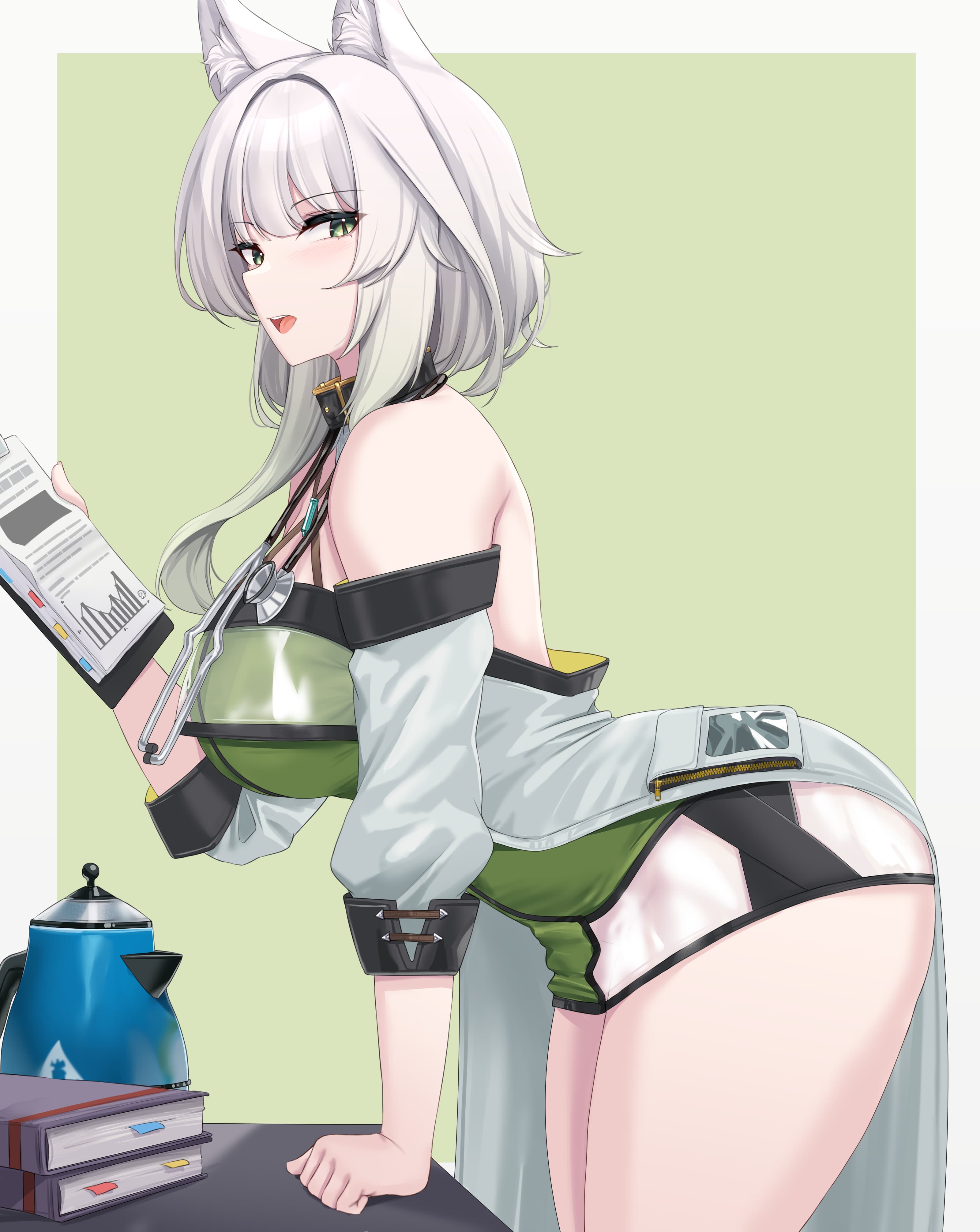 【插画美图】狐耳白上吹雪 线 噶呜·古拉 原神 胡桃 碧蓝航线 今日插画壁纸推荐~ P站美图-第5张