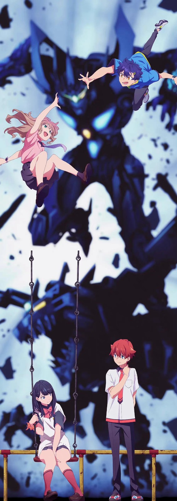 《SSSS.古立特》x《SSSS.电光机王》联动动画《GRIDMAN UNIVERSE》视觉图公开，2023年3月24日上映 情报总局-第3张