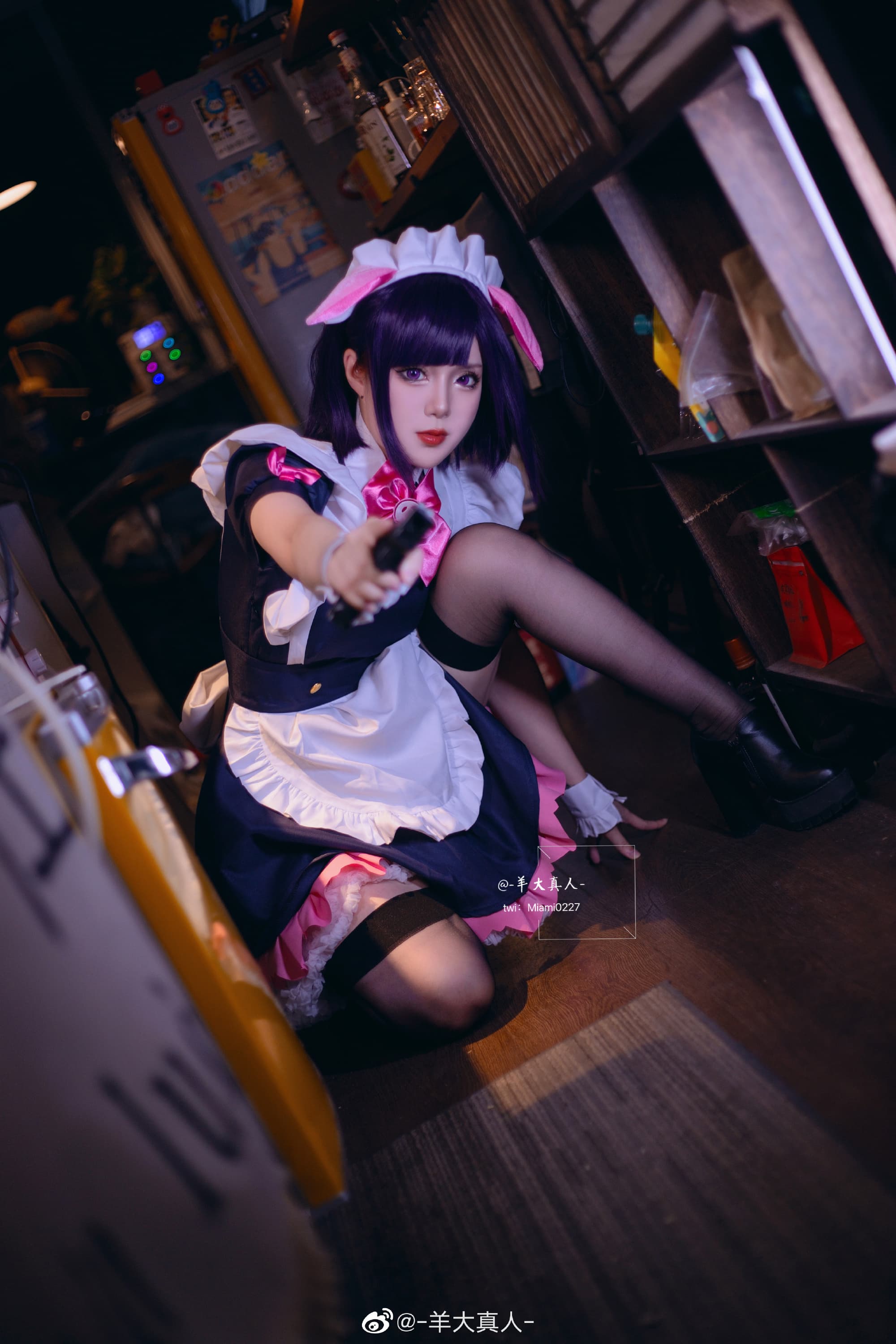 万年岚子「可爱系女仆」 秋叶原女仆战争@-羊大真人- COSPLAY-第4张