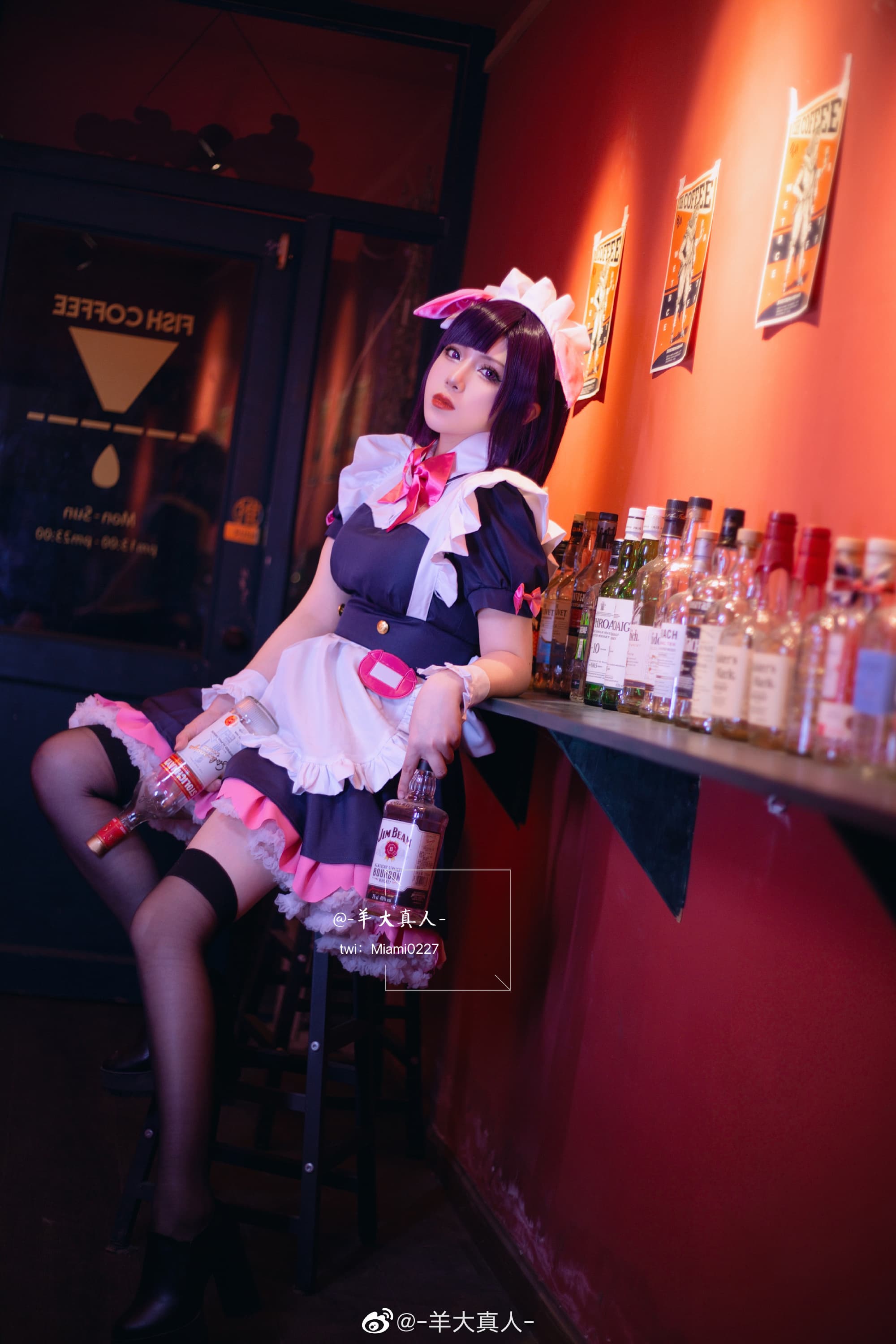 万年岚子「可爱系女仆」 秋叶原女仆战争@-羊大真人- COSPLAY-第6张