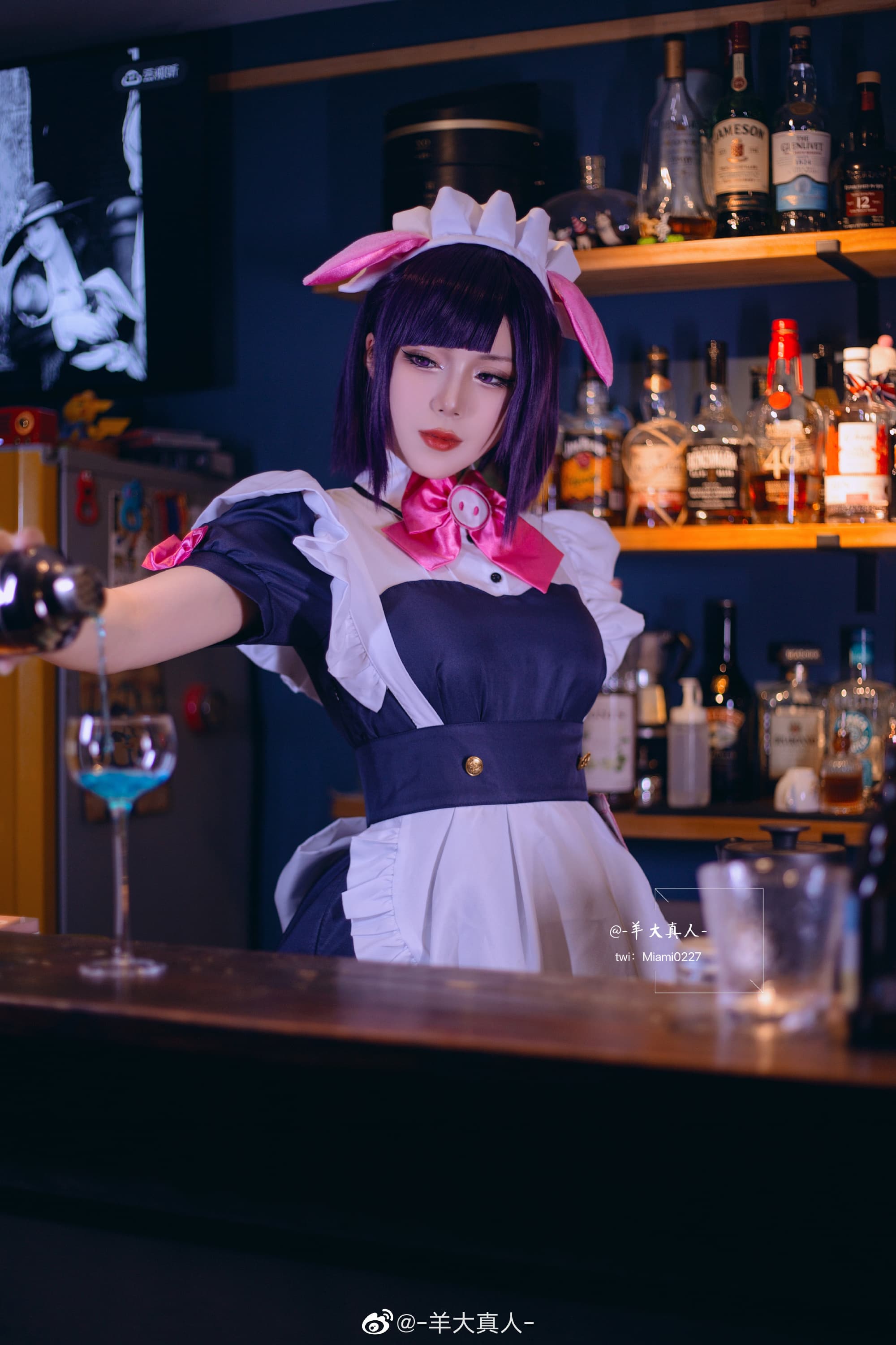 万年岚子「可爱系女仆」 秋叶原女仆战争@-羊大真人- COSPLAY-第7张