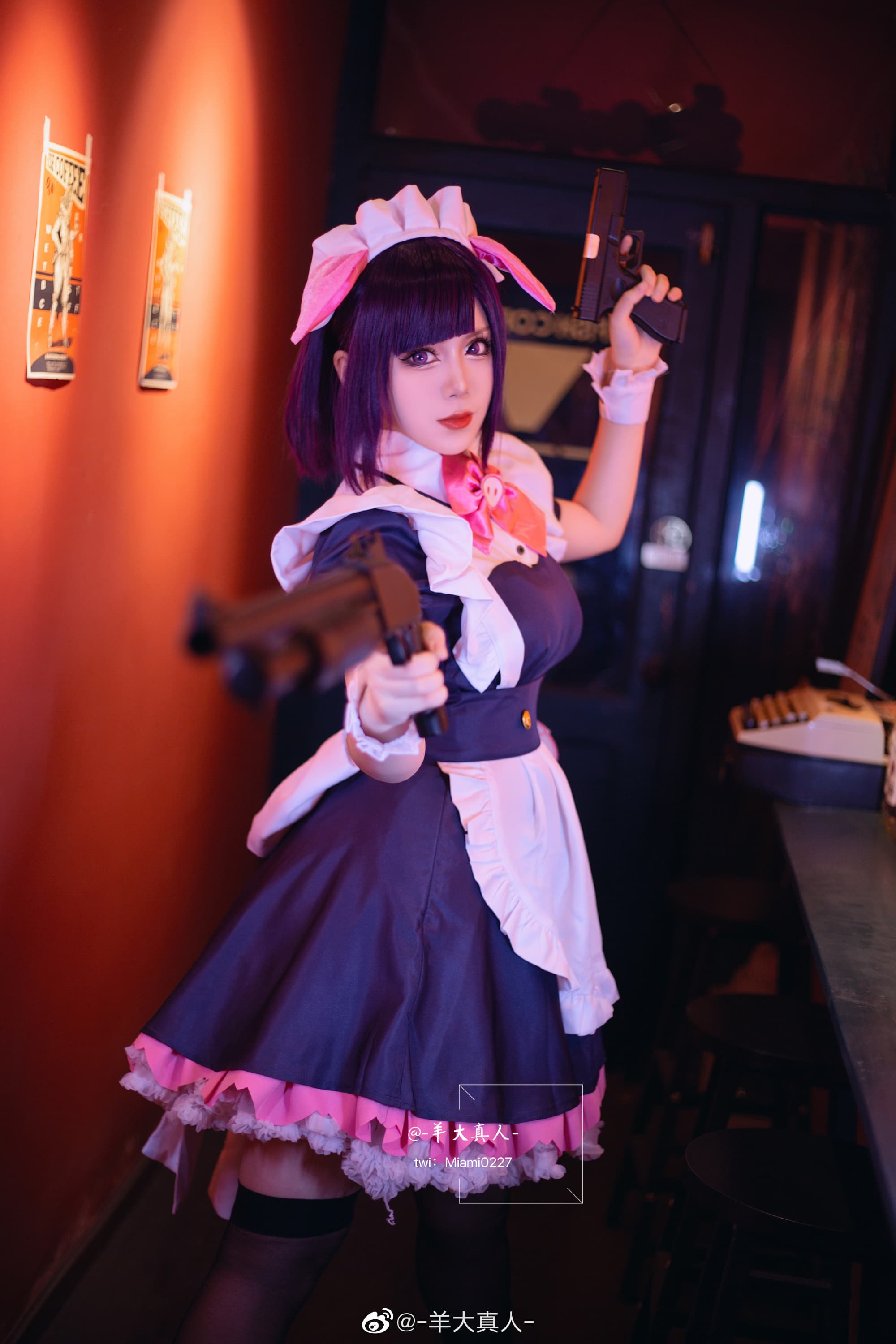 万年岚子「可爱系女仆」 秋叶原女仆战争@-羊大真人- COSPLAY-第8张