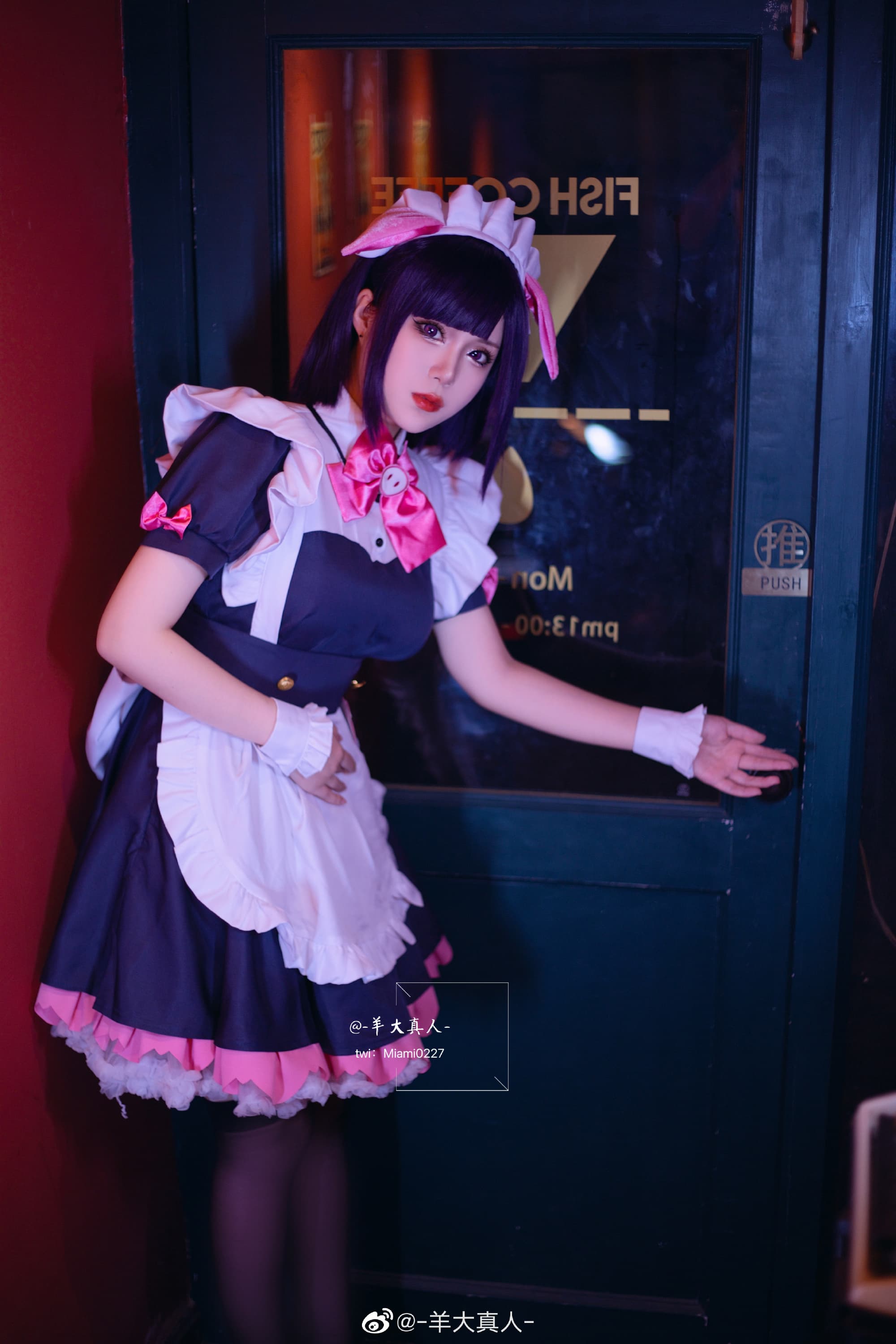 万年岚子「可爱系女仆」 秋叶原女仆战争@-羊大真人- COSPLAY-第10张