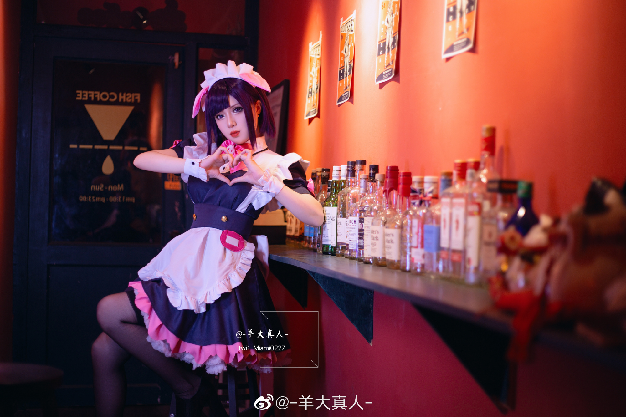 万年岚子「可爱系女仆」 秋叶原女仆战争@-羊大真人- COSPLAY-第14张