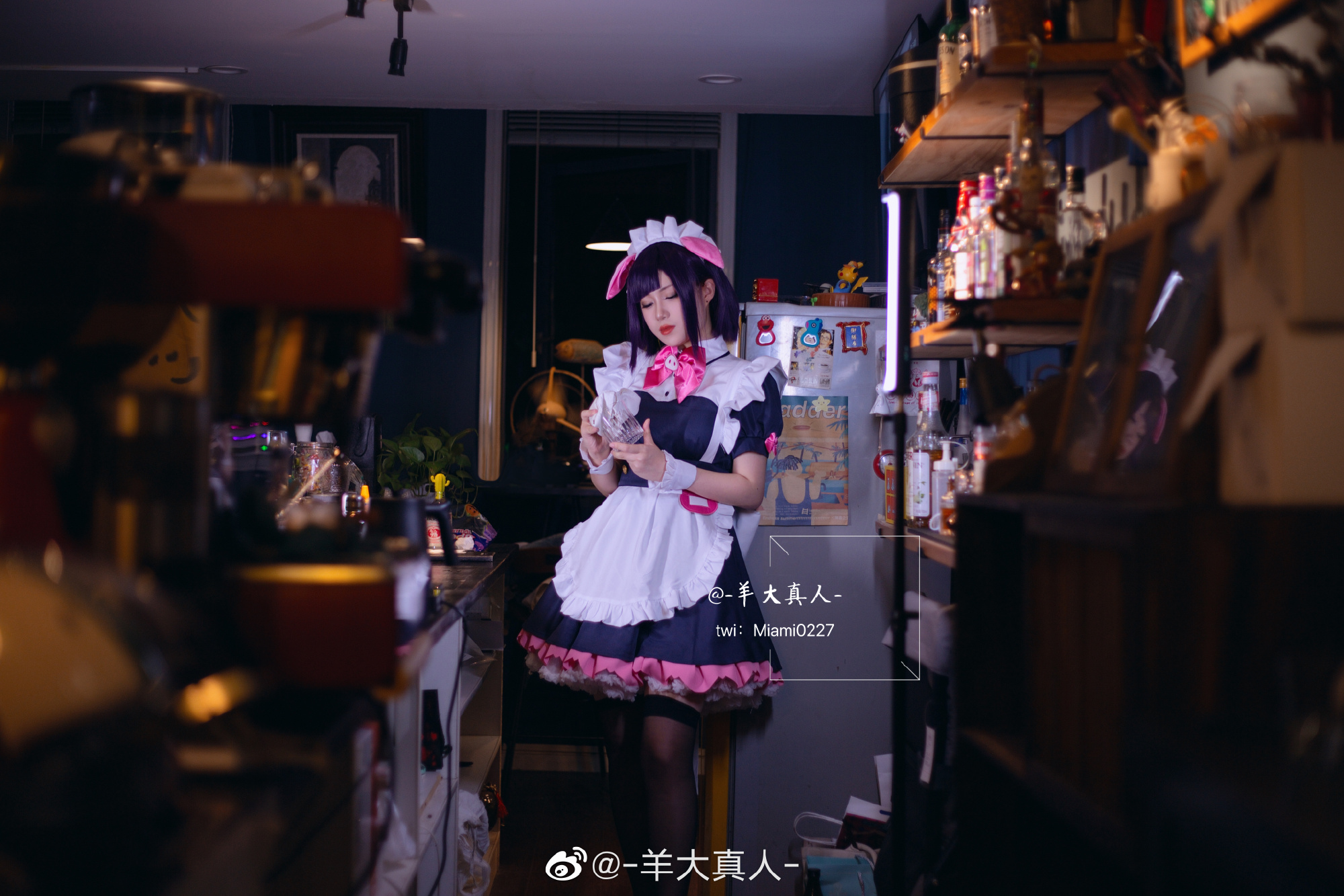 万年岚子「可爱系女仆」 秋叶原女仆战争@-羊大真人- COSPLAY-第16张