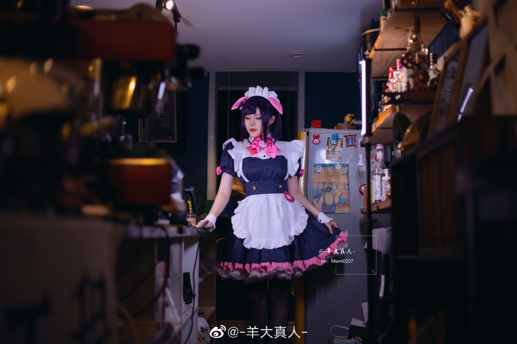 万年岚子「可爱系女仆」 秋叶原女仆战争@-羊大真人- COSPLAY-第17张
