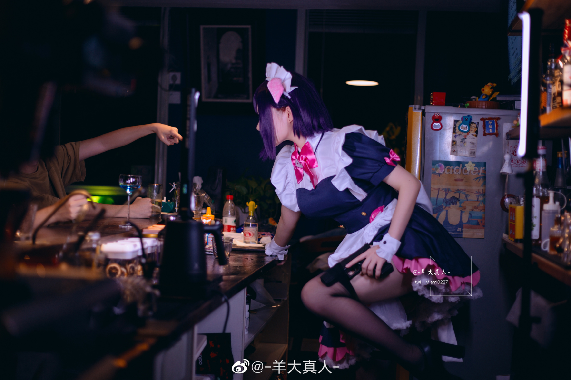 万年岚子「可爱系女仆」 秋叶原女仆战争@-羊大真人- COSPLAY-第18张