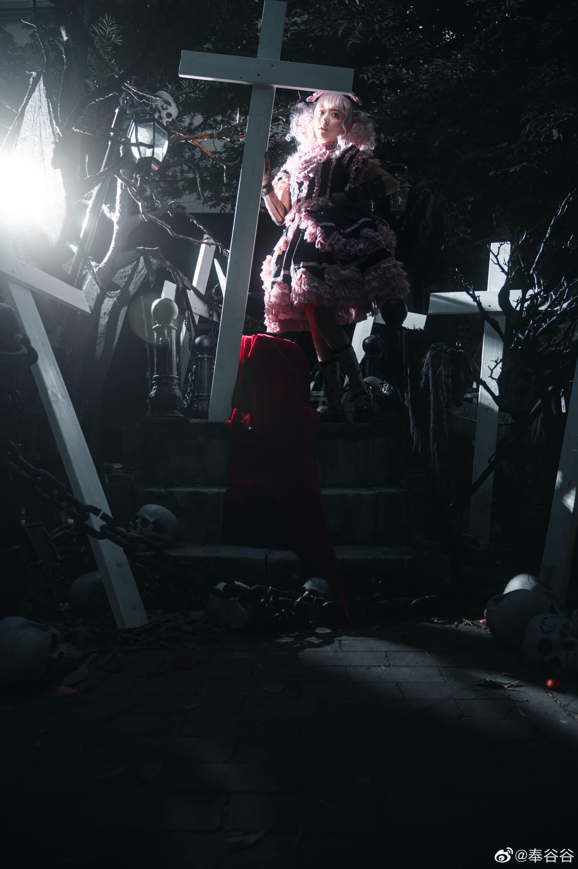 lolita装扮 ♥ 𝕭𝖑𝖆𝖈𝖐 𝕽𝖔𝖒𝖆𝖓𝖈𝖊 ♥@奉谷谷 LOLITA-第2张