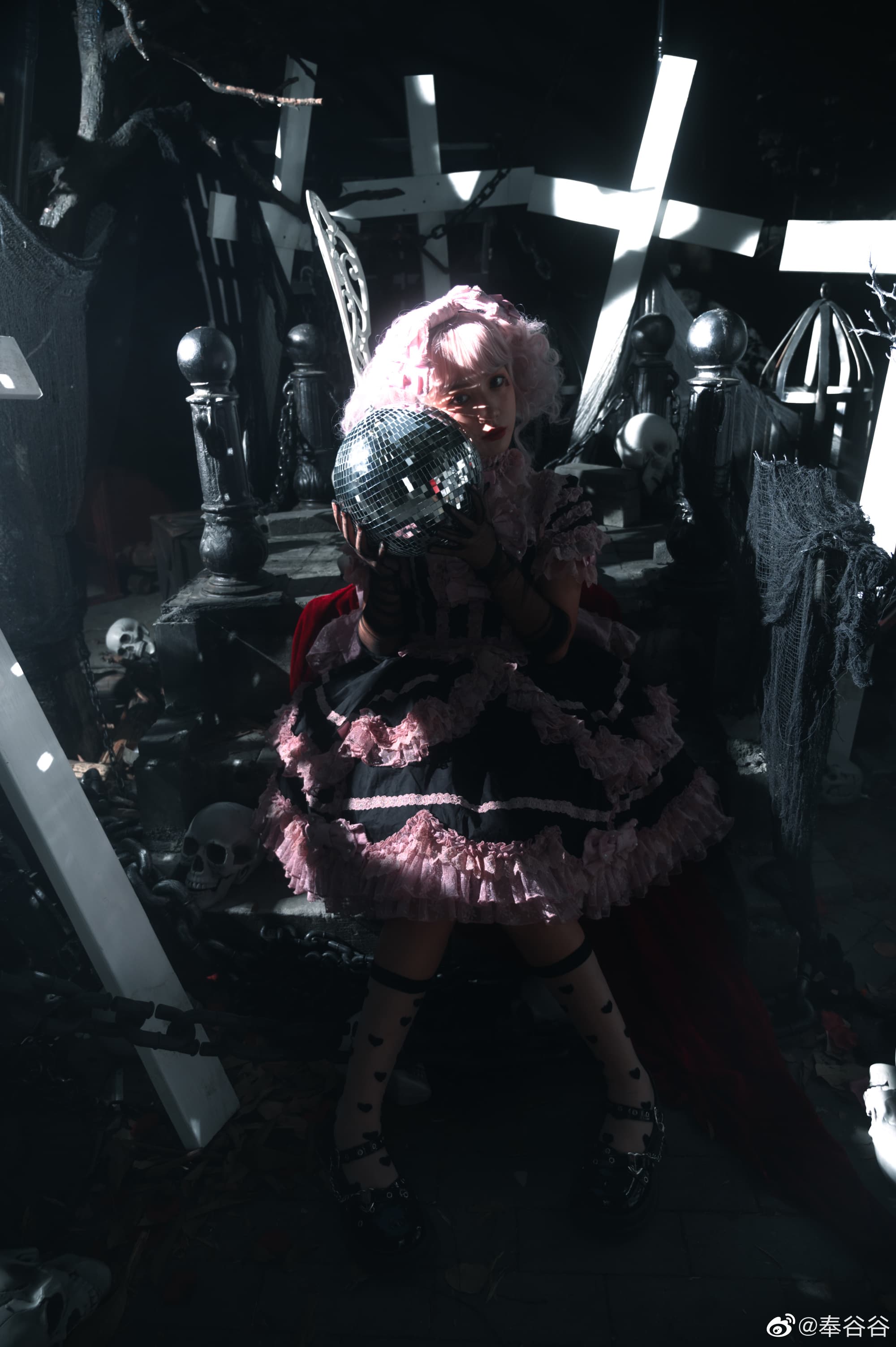 lolita装扮 ♥ 𝕭𝖑𝖆𝖈𝖐 𝕽𝖔𝖒𝖆𝖓𝖈𝖊 ♥@奉谷谷 LOLITA-第3张