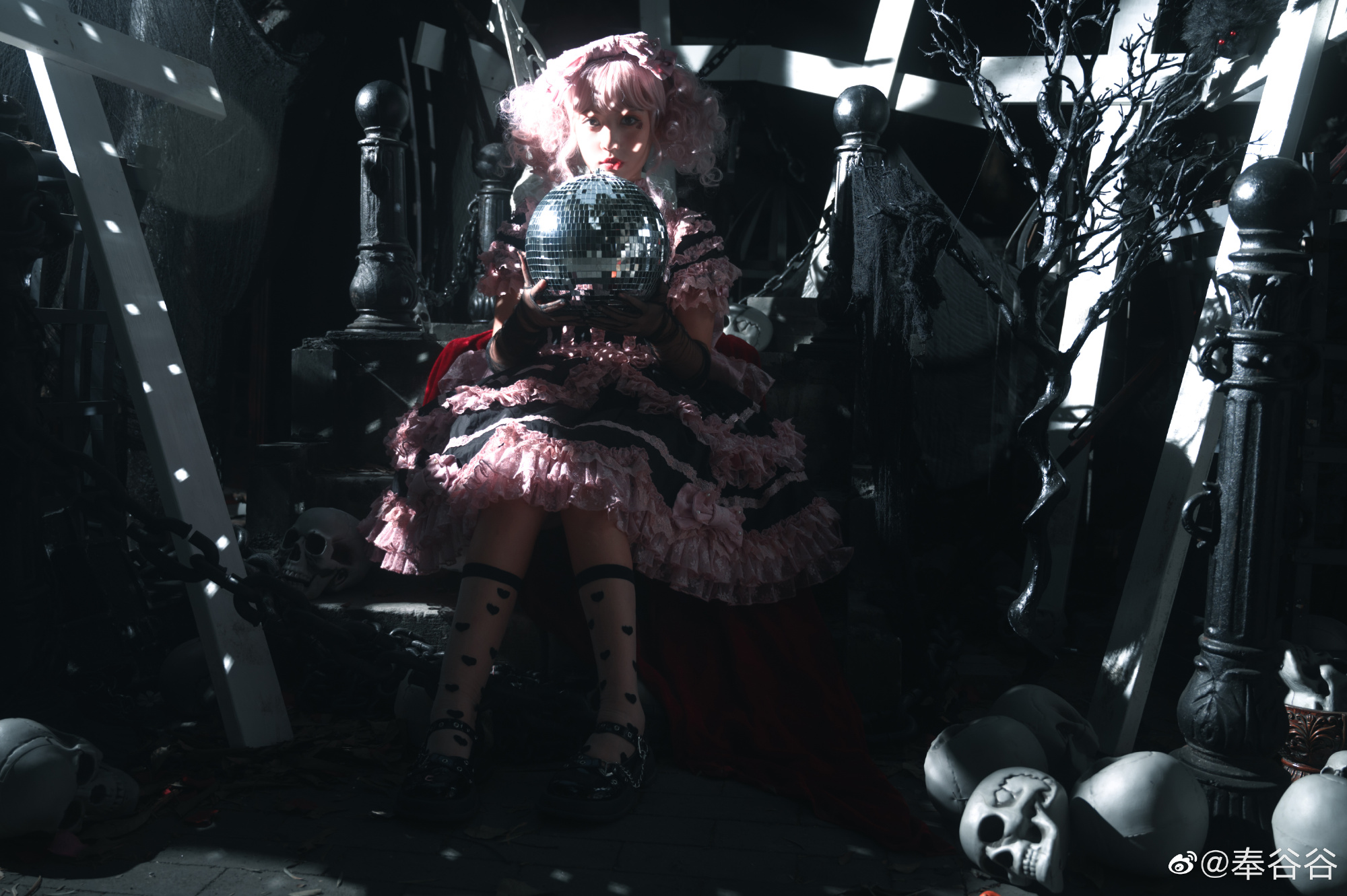 lolita装扮 ♥ 𝕭𝖑𝖆𝖈𝖐 𝕽𝖔𝖒𝖆𝖓𝖈𝖊 ♥@奉谷谷 LOLITA-第6张