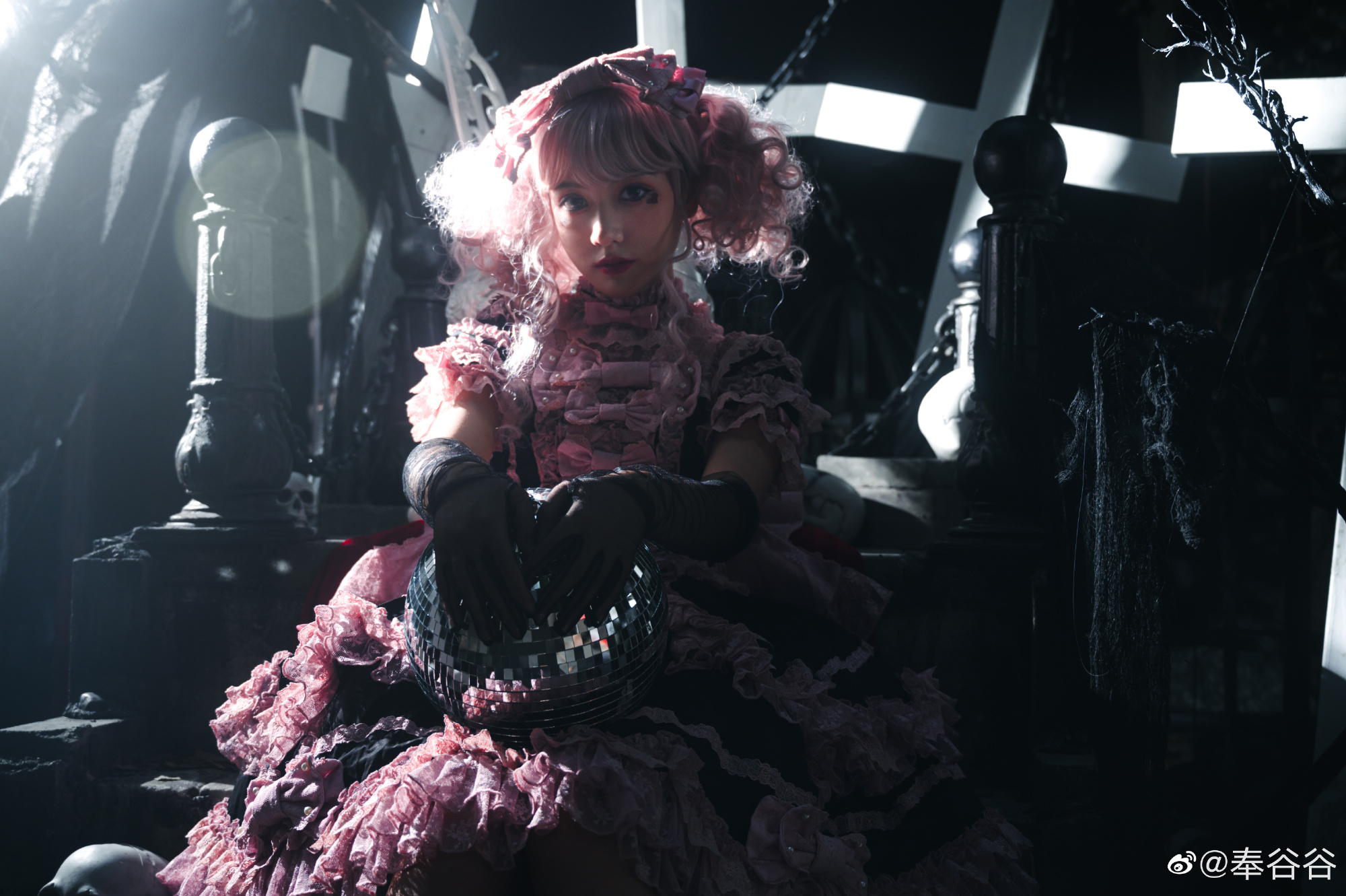 lolita装扮 ♥ 𝕭𝖑𝖆𝖈𝖐 𝕽𝖔𝖒𝖆𝖓𝖈𝖊 ♥@奉谷谷 LOLITA-第7张