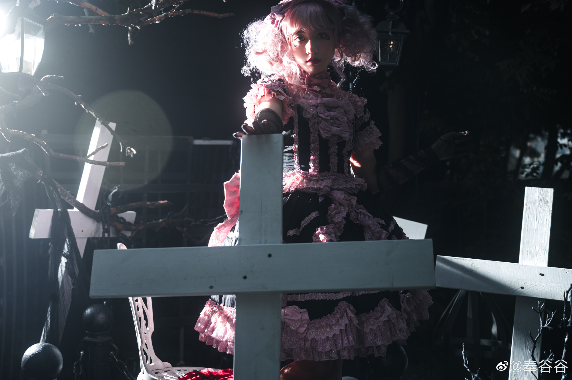 lolita装扮 ♥ 𝕭𝖑𝖆𝖈𝖐 𝕽𝖔𝖒𝖆𝖓𝖈𝖊 ♥@奉谷谷 LOLITA-第9张