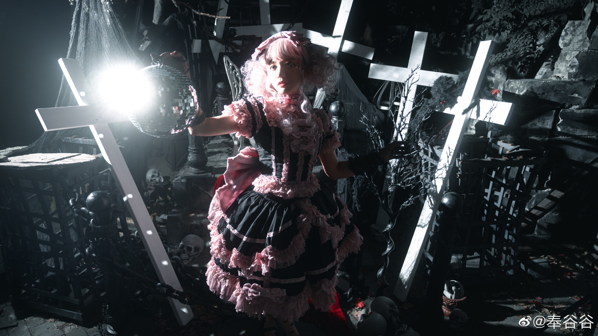 lolita装扮 ♥ 𝕭𝖑𝖆𝖈𝖐 𝕽𝖔𝖒𝖆𝖓𝖈𝖊 ♥@奉谷谷 LOLITA-第12张