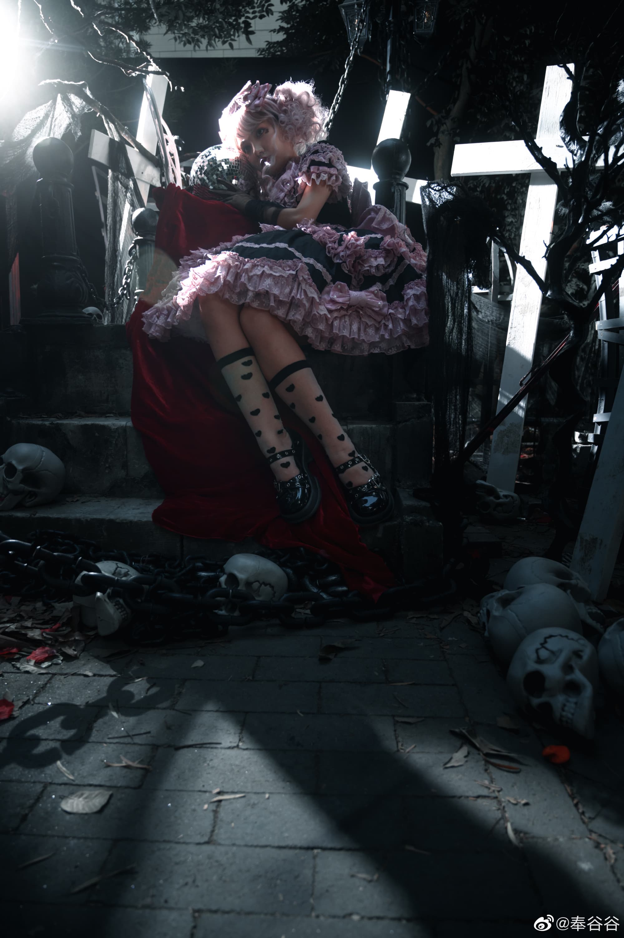 lolita装扮 ♥ 𝕭𝖑𝖆𝖈𝖐 𝕽𝖔𝖒𝖆𝖓𝖈𝖊 ♥@奉谷谷 LOLITA-第14张