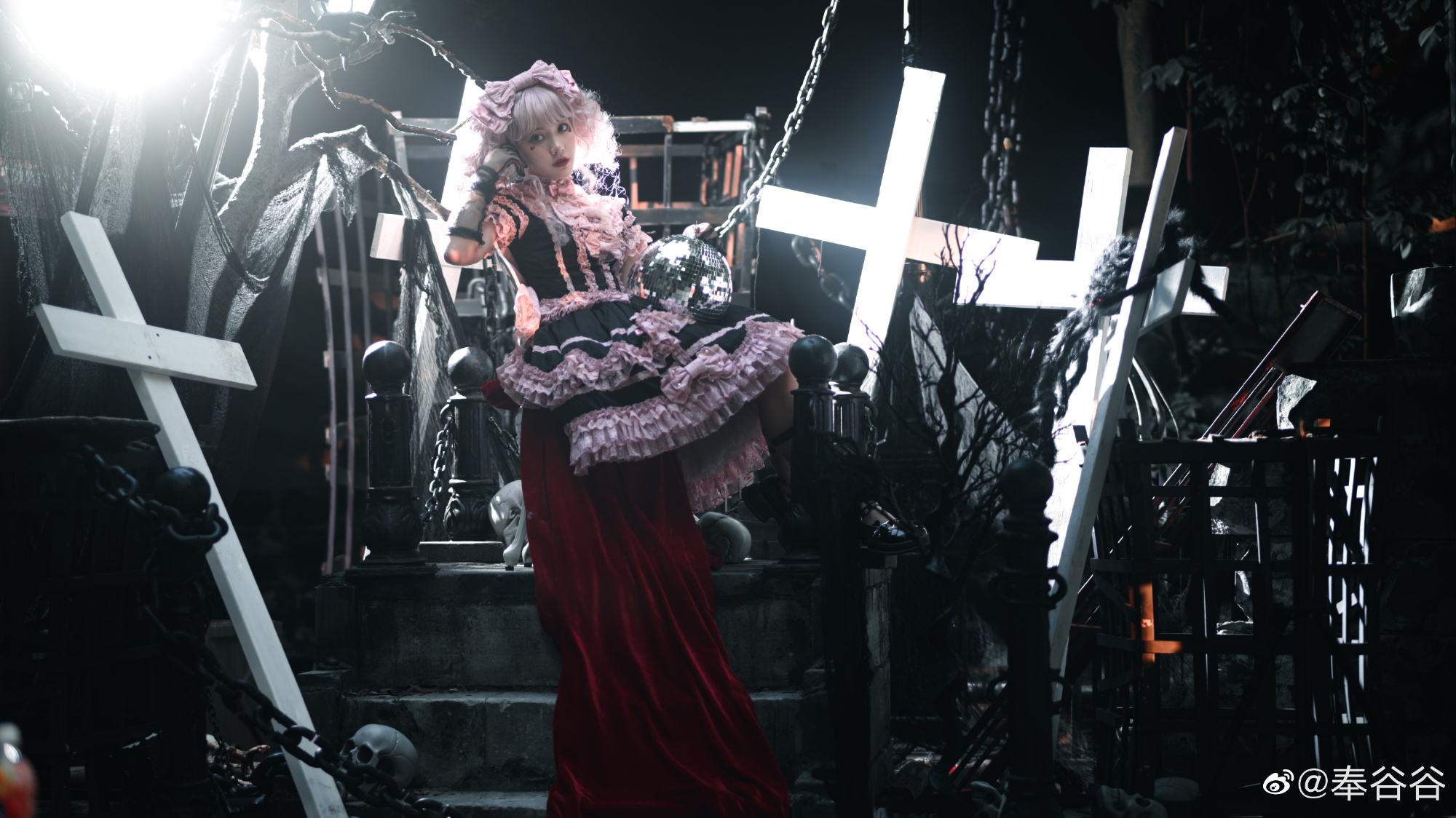lolita装扮 ♥ 𝕭𝖑𝖆𝖈𝖐 𝕽𝖔𝖒𝖆𝖓𝖈𝖊 ♥@奉谷谷 LOLITA-第15张