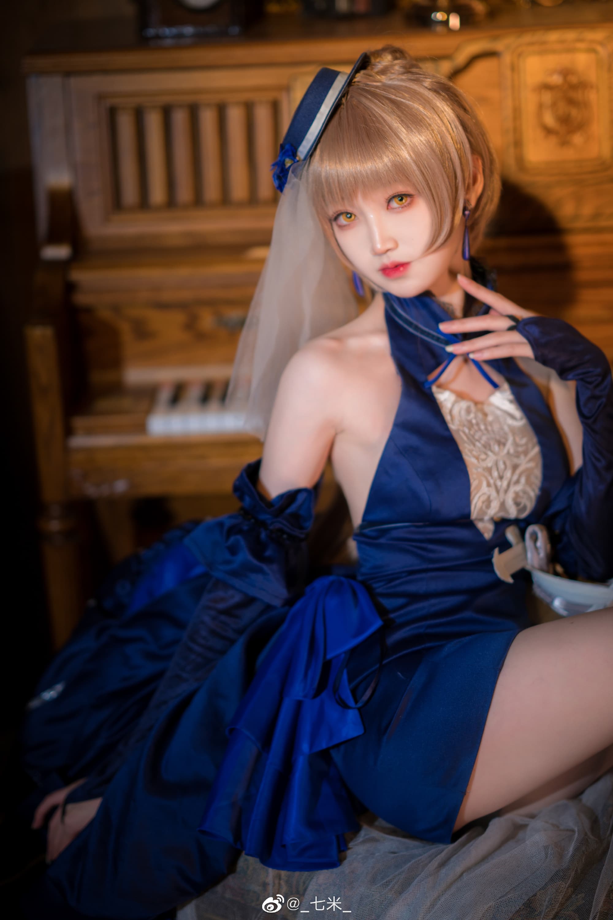 【COS】局长 如果不嫌弃的话 可以和我尝试一次四手联弹吗？ 无期迷途同人 ■禁闭者 MBCC-S-193 艾瑞尔@_七米_ COSPLAY-第2张