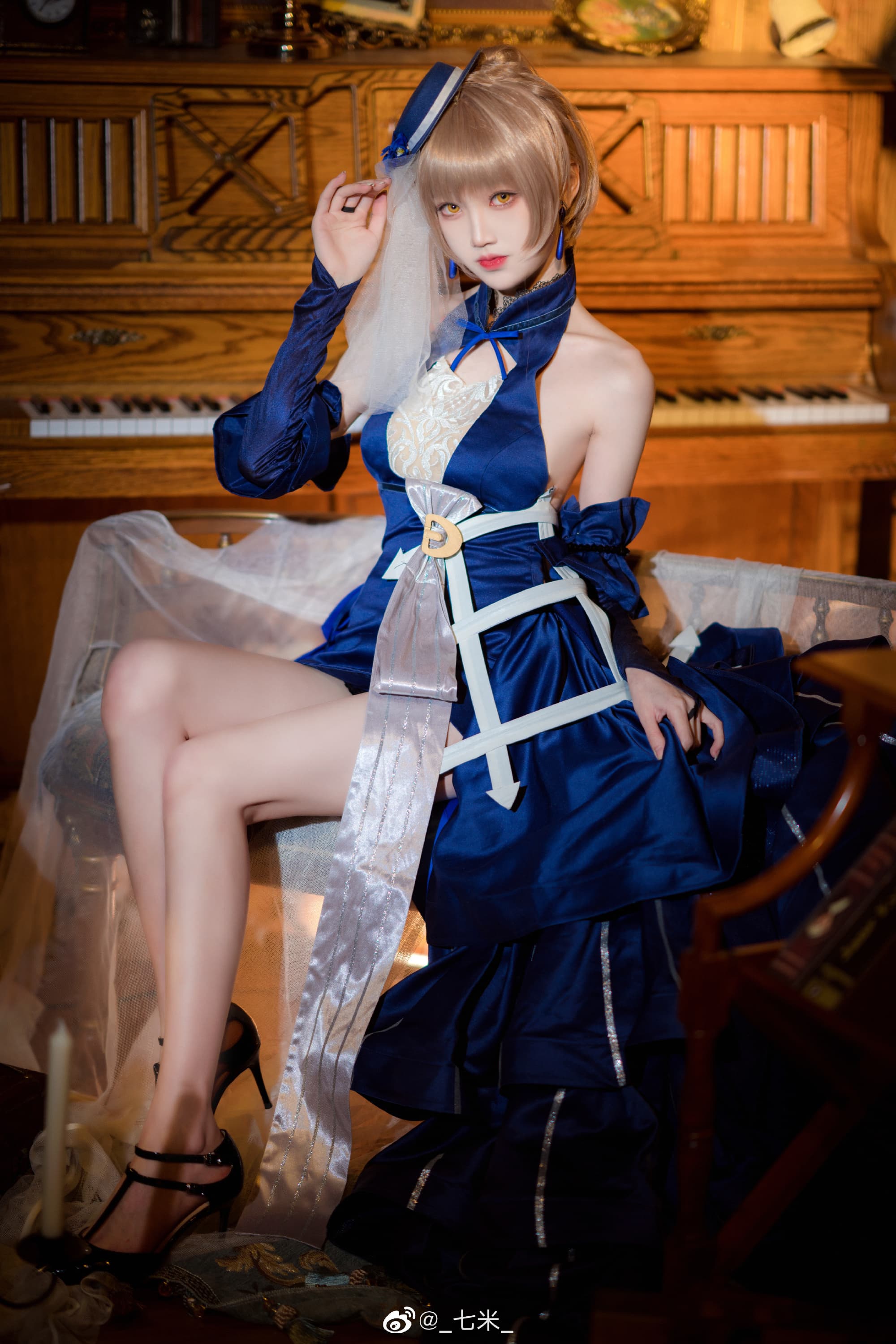 【COS】局长 如果不嫌弃的话 可以和我尝试一次四手联弹吗？ 无期迷途同人 ■禁闭者 MBCC-S-193 艾瑞尔@_七米_ COSPLAY-第9张