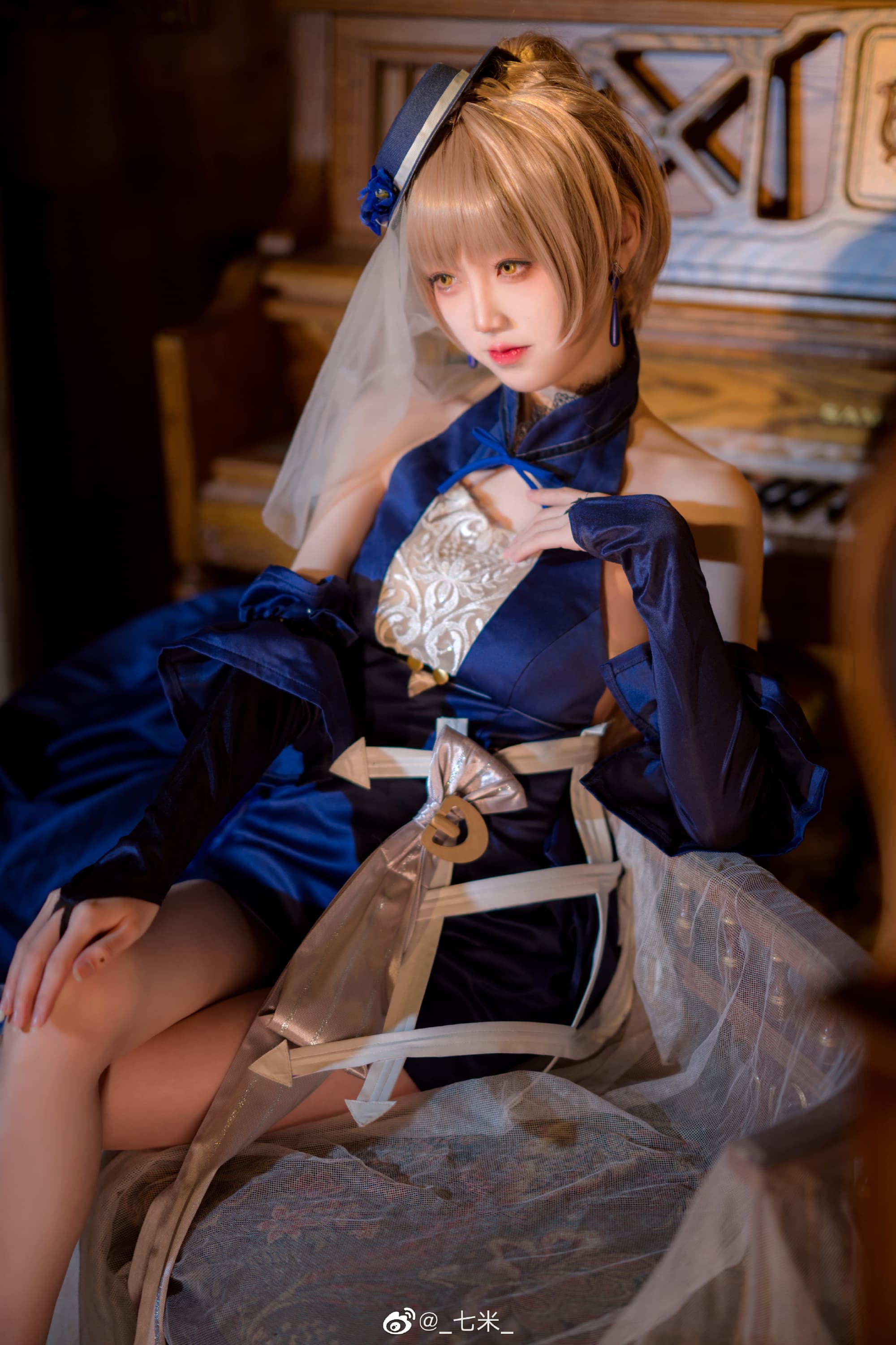 【COS】局长 如果不嫌弃的话 可以和我尝试一次四手联弹吗？ 无期迷途同人 ■禁闭者 MBCC-S-193 艾瑞尔@_七米_ COSPLAY-第10张