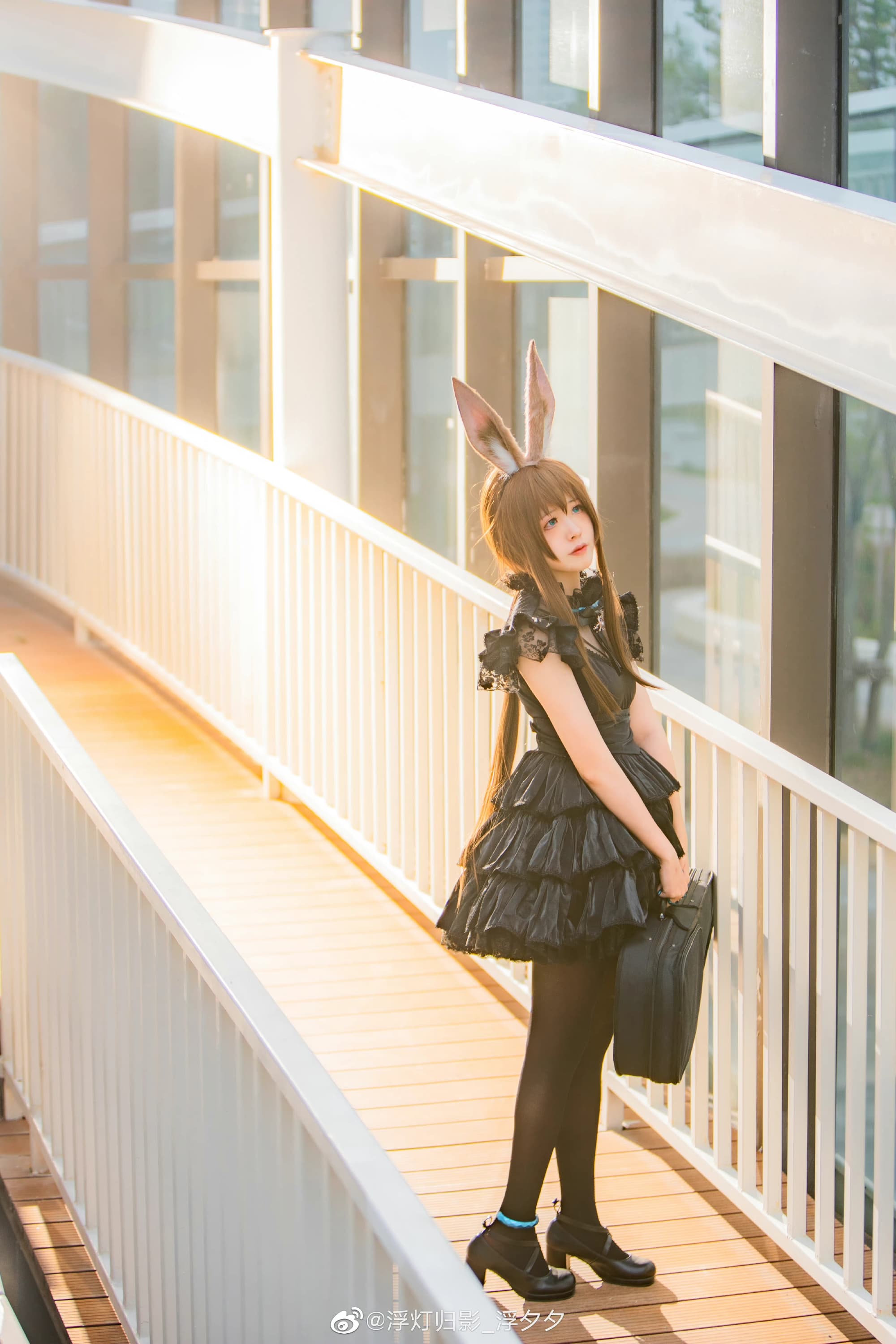 【COS】博士，这是为你奏响的琴声…… 明日方舟 阿米娅 音律联觉@浮灯归影_浮夕夕 COSPLAY-第3张