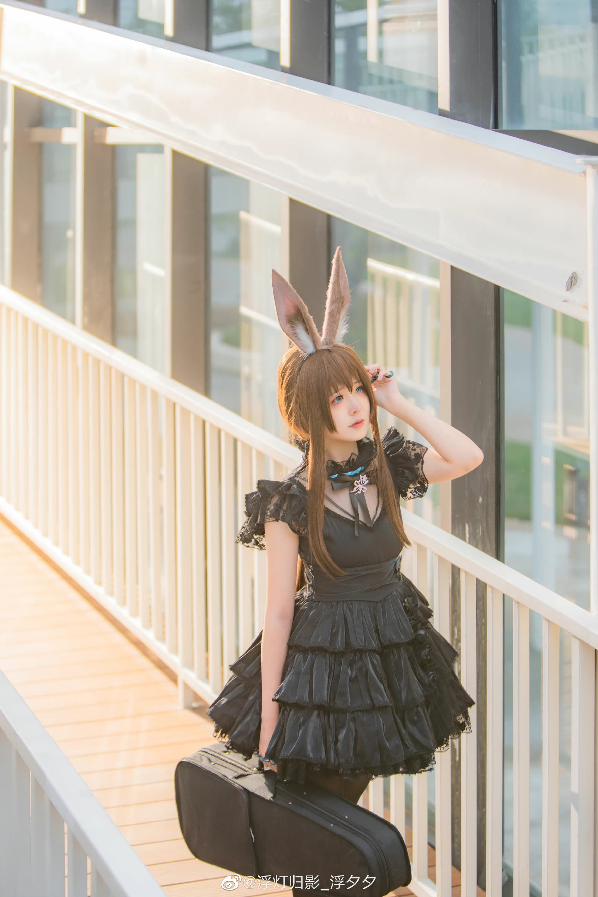 【COS】博士，这是为你奏响的琴声…… 明日方舟 阿米娅 音律联觉@浮灯归影_浮夕夕 COSPLAY-第4张