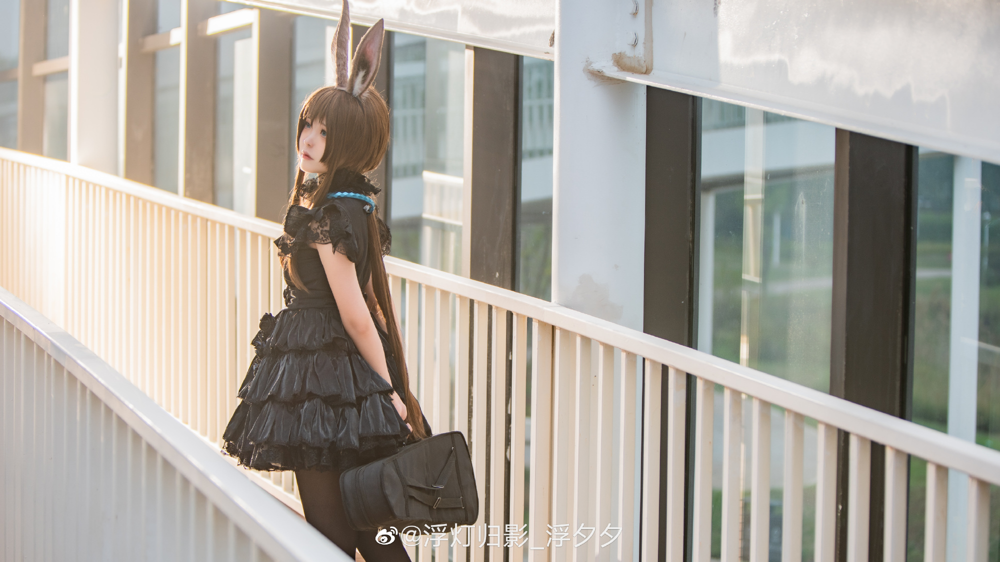 【COS】博士，这是为你奏响的琴声…… 明日方舟 阿米娅 音律联觉@浮灯归影_浮夕夕 COSPLAY-第6张