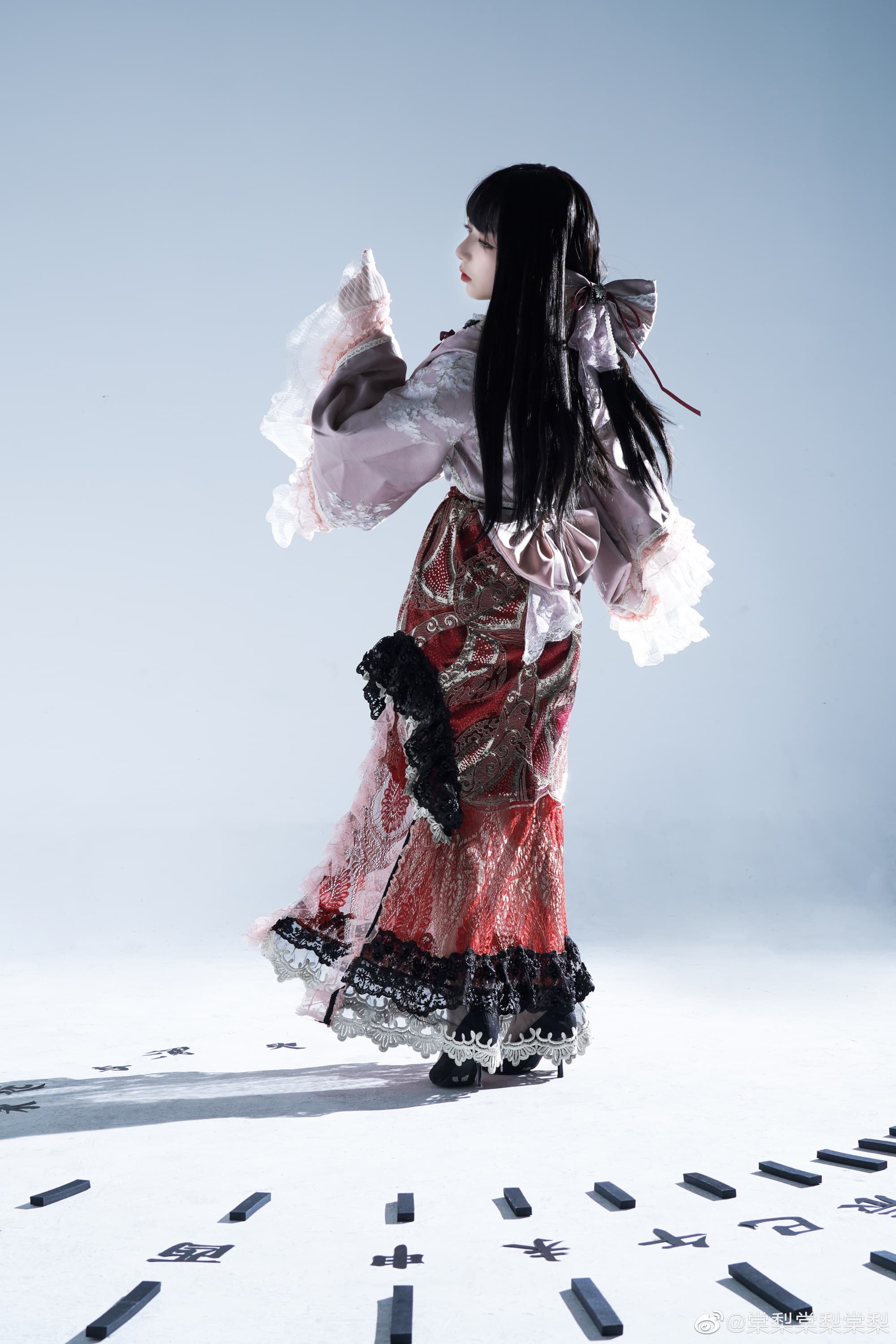 【COS】永远与须臾的罪人，永锢于时间的牢笼之中 东方 蓬莱山 辉夜 @棠梨棠梨棠梨 COSPLAY-第1张