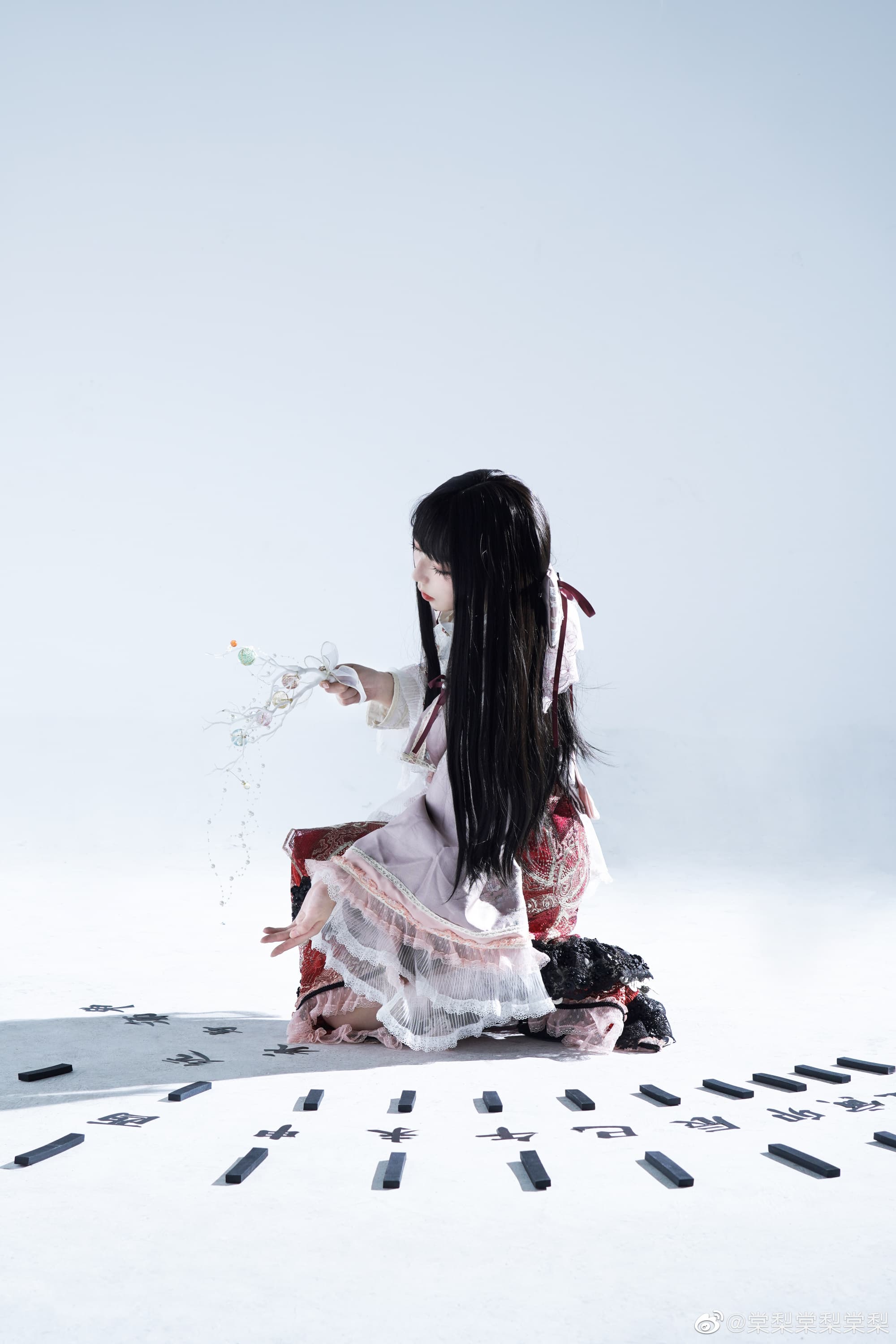 【COS】永远与须臾的罪人，永锢于时间的牢笼之中 东方 蓬莱山 辉夜 @棠梨棠梨棠梨 COSPLAY-第4张