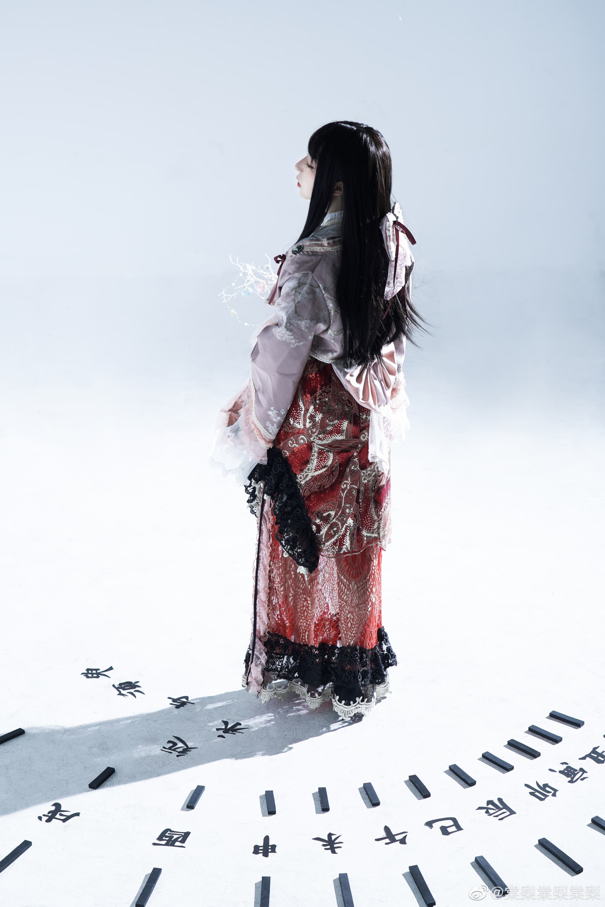 【COS】永远与须臾的罪人，永锢于时间的牢笼之中 东方 蓬莱山 辉夜 @棠梨棠梨棠梨 COSPLAY-第5张