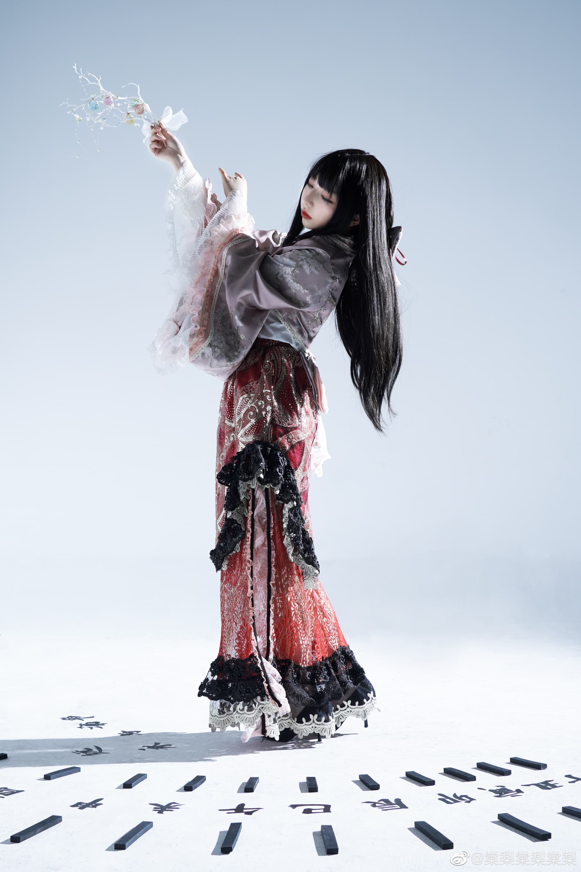 【COS】永远与须臾的罪人，永锢于时间的牢笼之中 东方 蓬莱山 辉夜 @棠梨棠梨棠梨 COSPLAY-第7张