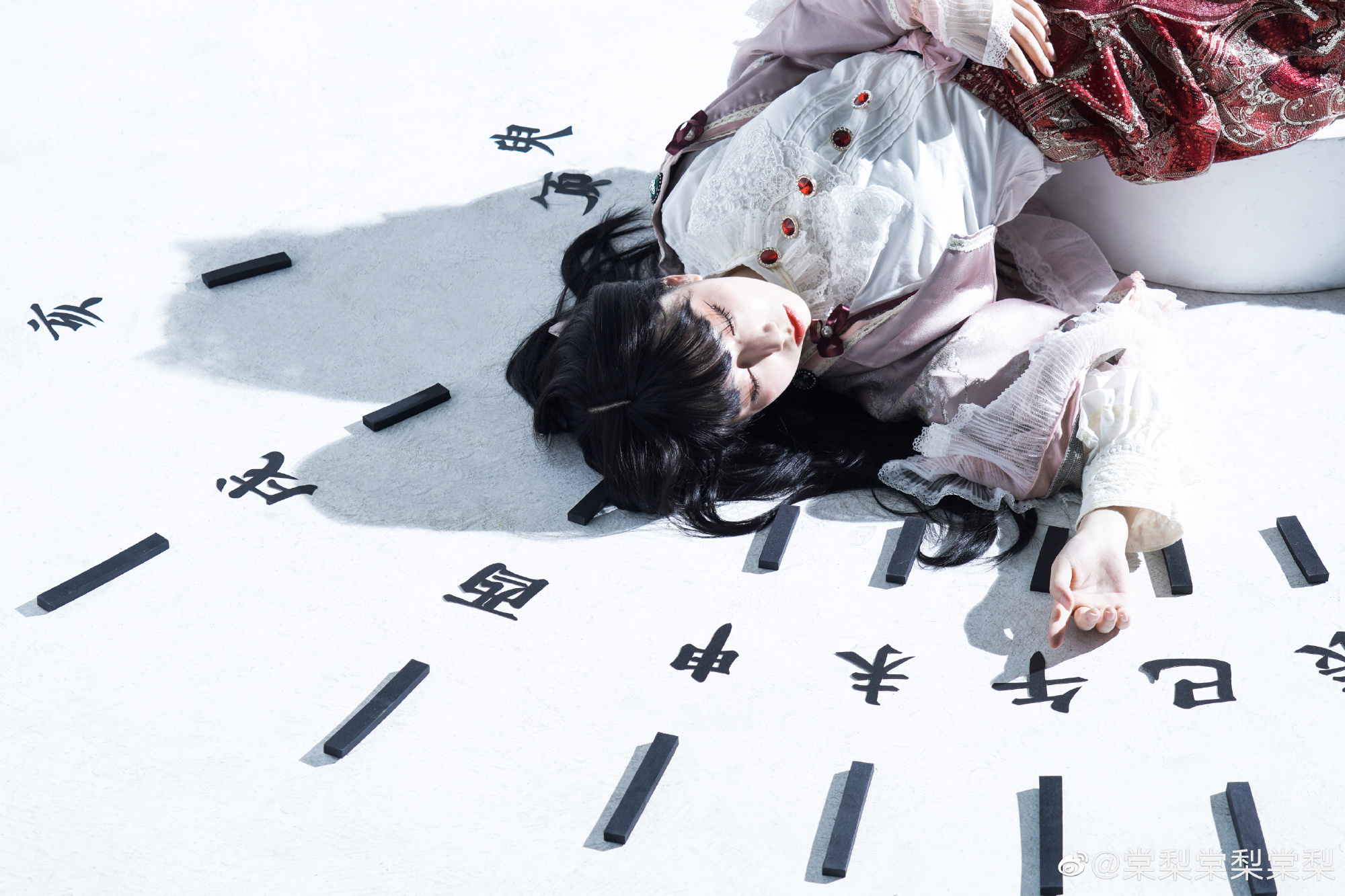 【COS】永远与须臾的罪人，永锢于时间的牢笼之中 东方 蓬莱山 辉夜 @棠梨棠梨棠梨 COSPLAY-第9张