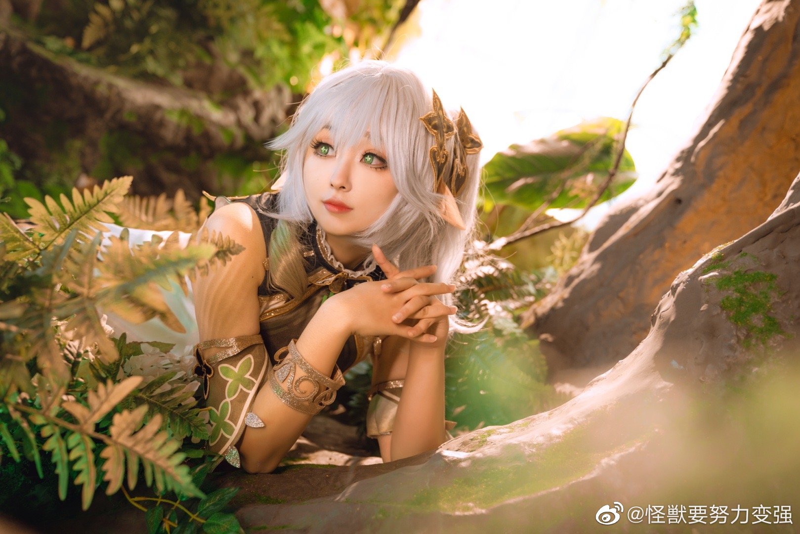 【COS】快去睡吧，放心，我已经为你准备好甜甜的梦啦。 原神 小吉祥草王·纳西妲@怪獣要努力变强 COSPLAY-第7张