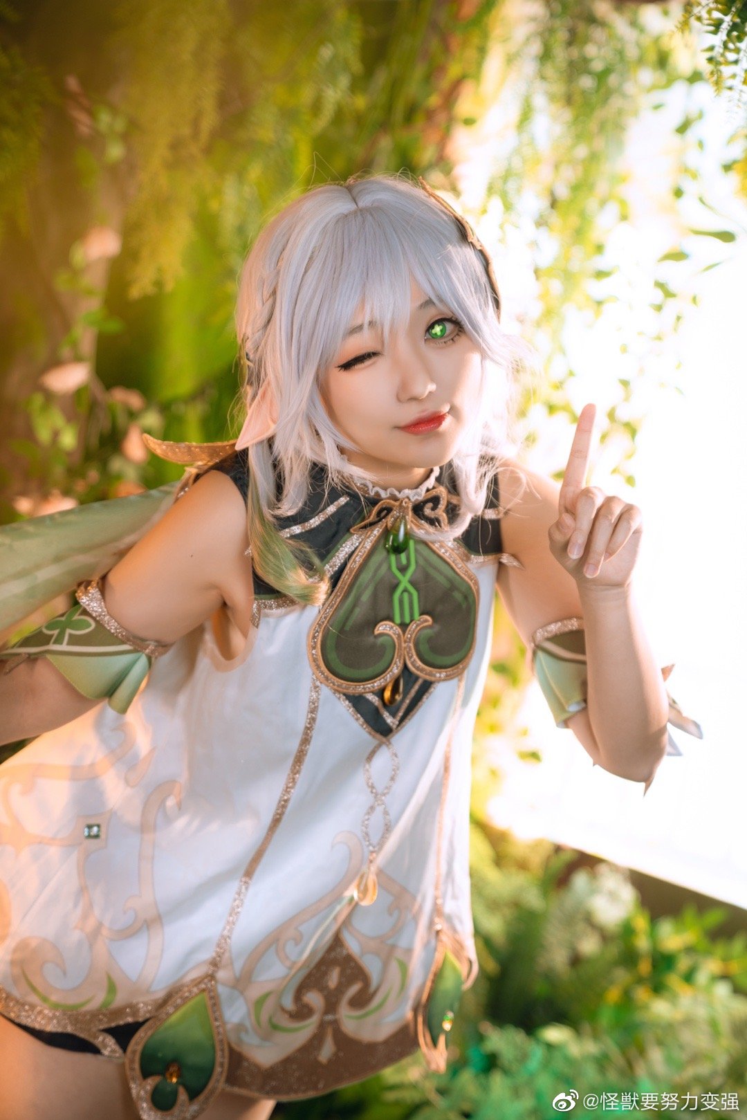 【COS】快去睡吧，放心，我已经为你准备好甜甜的梦啦。 原神 小吉祥草王·纳西妲@怪獣要努力变强 COSPLAY-第8张