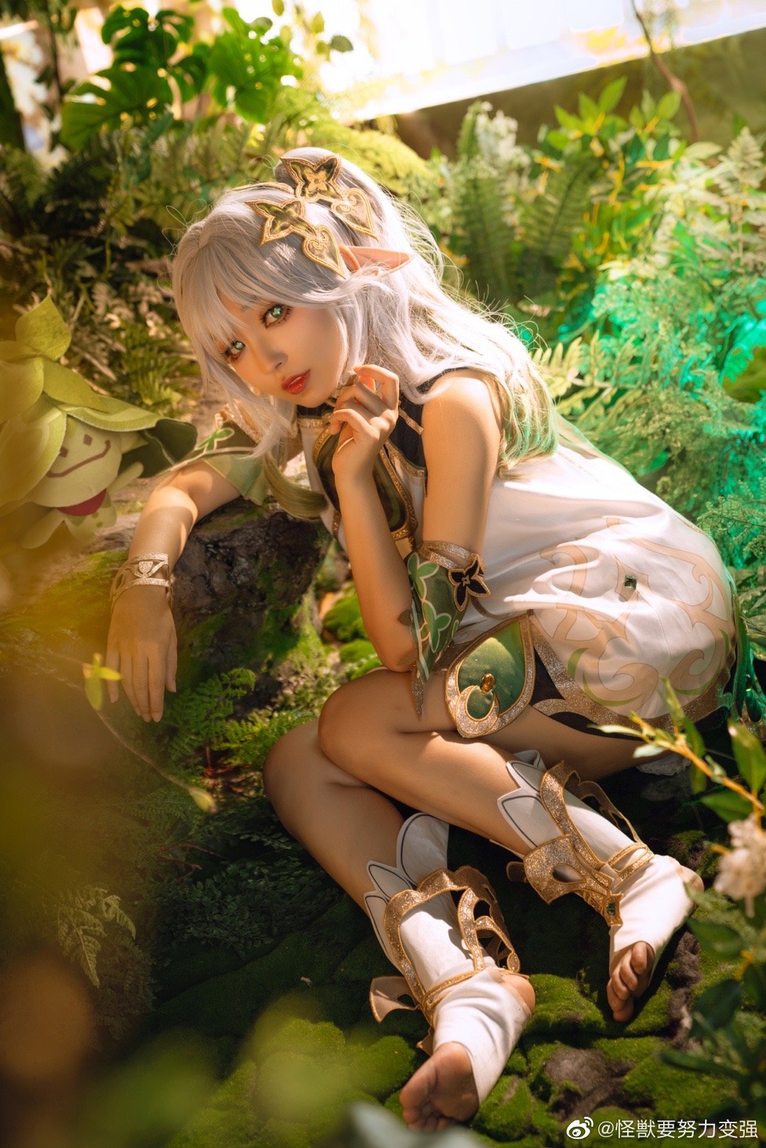 【COS】快去睡吧，放心，我已经为你准备好甜甜的梦啦。 原神 小吉祥草王·纳西妲@怪獣要努力变强 COSPLAY-第13张
