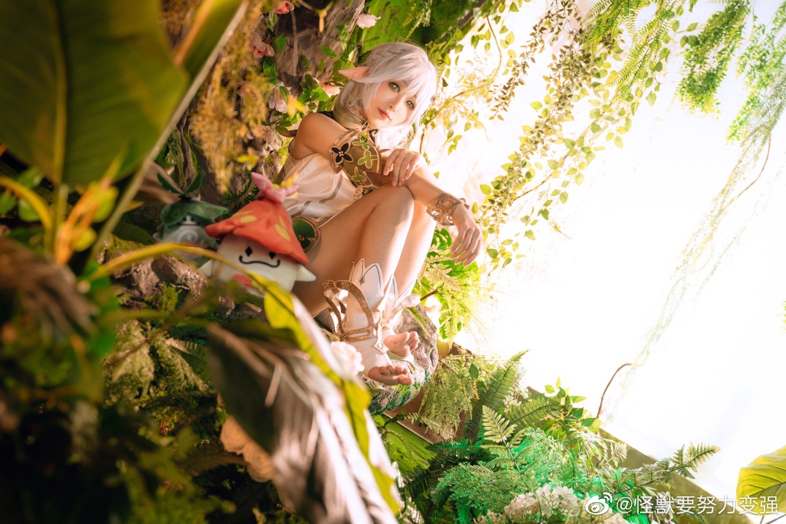 【COS】快去睡吧，放心，我已经为你准备好甜甜的梦啦。 原神 小吉祥草王·纳西妲@怪獣要努力变强 COSPLAY-第15张