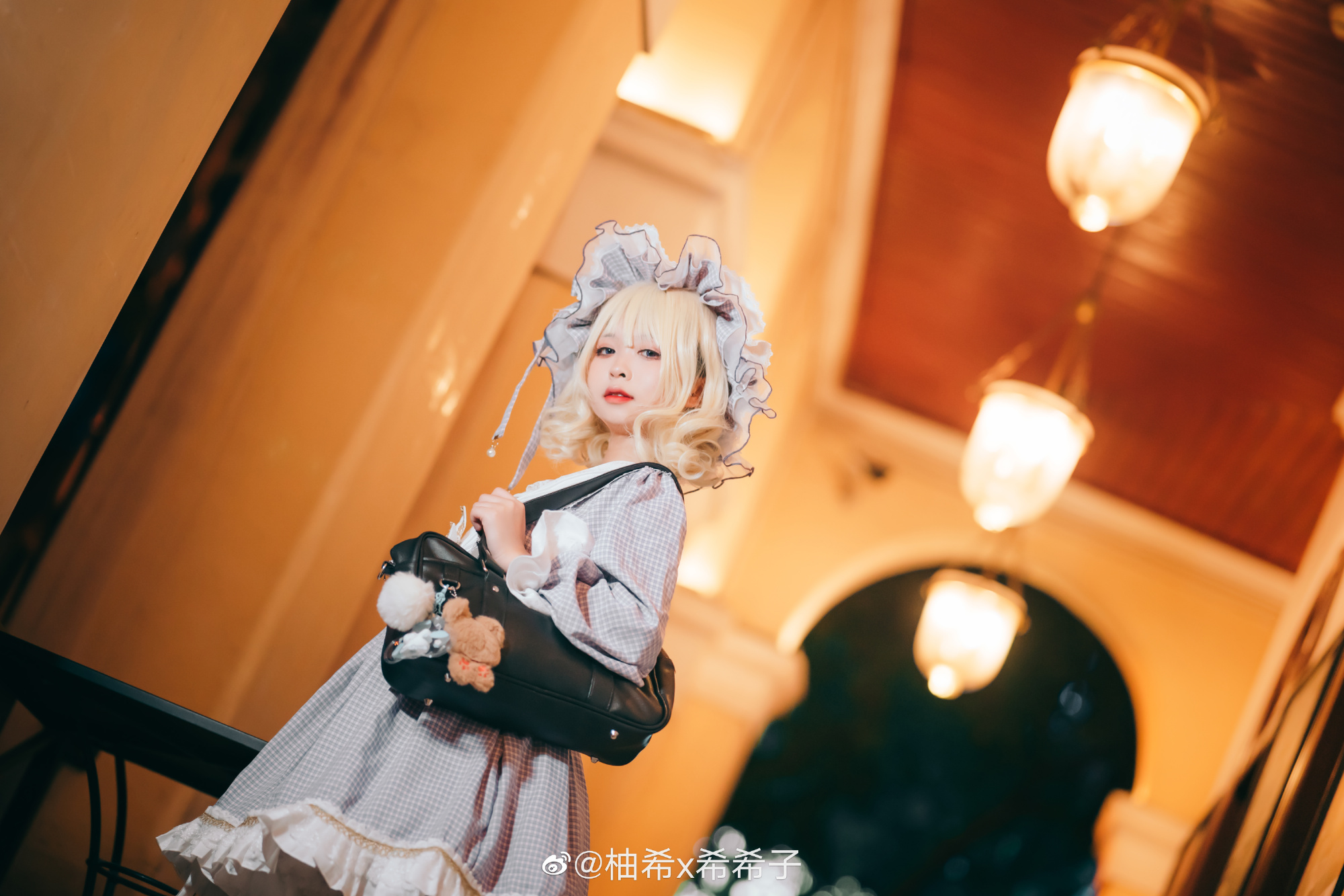 【COS】莲子……是否与我在同一片天空下呢 东方project 玛艾露贝莉·赫恩 cos@柚希x希希子 COSPLAY-第2张
