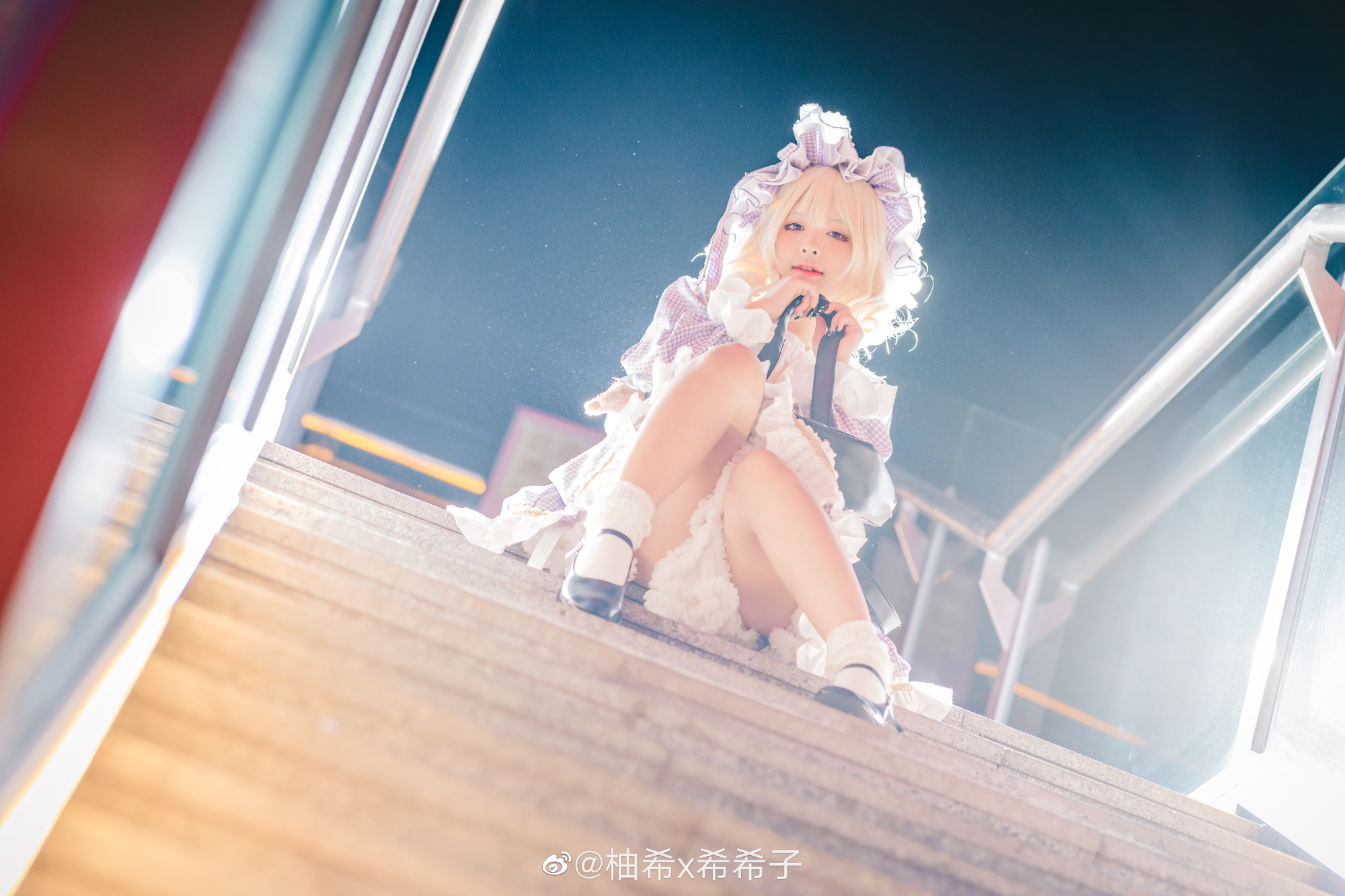 【COS】莲子……是否与我在同一片天空下呢 东方project 玛艾露贝莉·赫恩 cos@柚希x希希子 COSPLAY-第3张