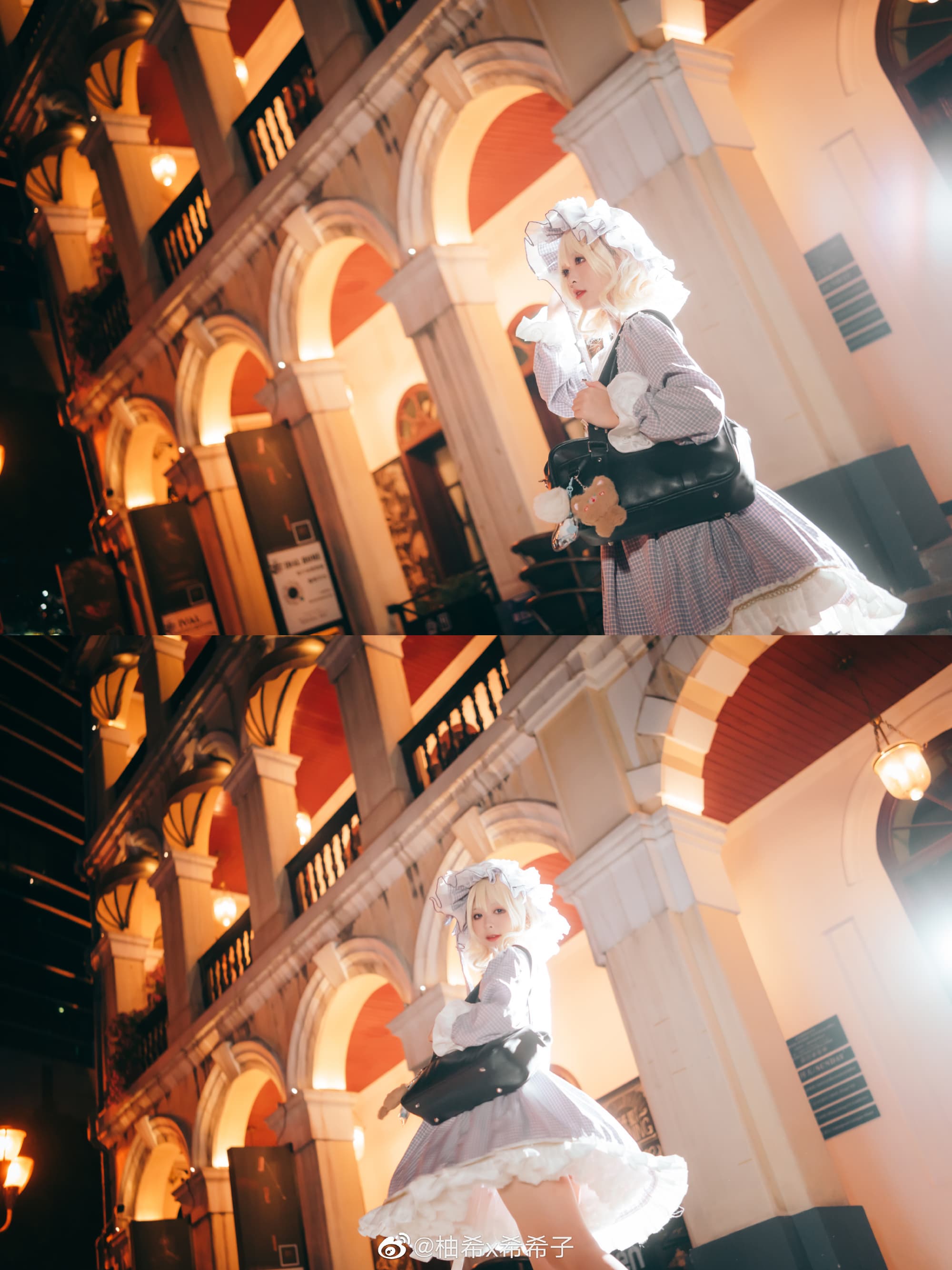 【COS】莲子……是否与我在同一片天空下呢 东方project 玛艾露贝莉·赫恩 cos@柚希x希希子 COSPLAY-第5张