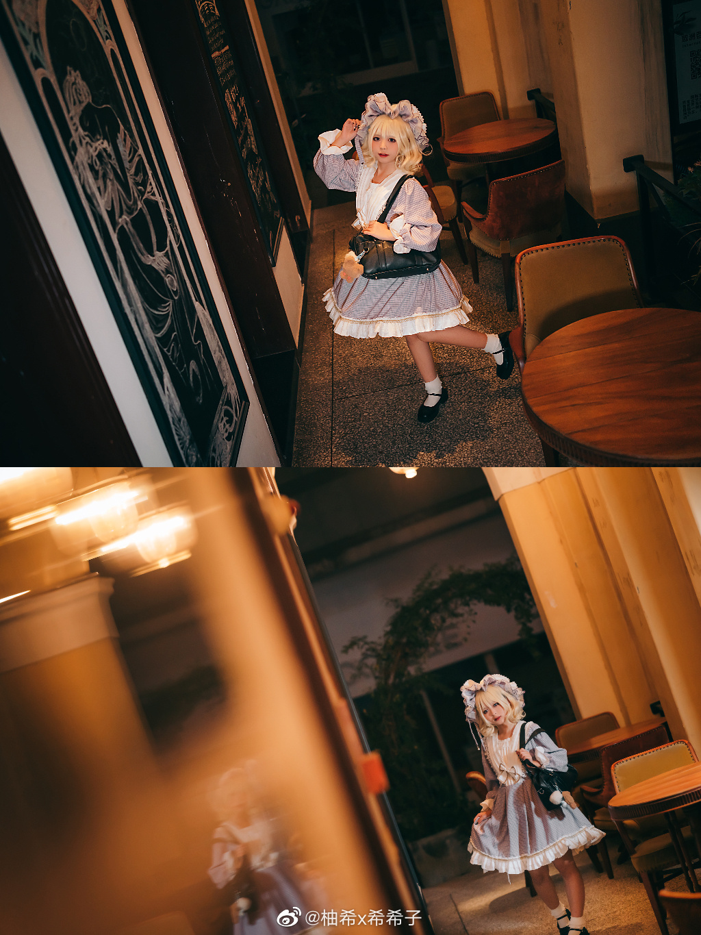 【COS】莲子……是否与我在同一片天空下呢 东方project 玛艾露贝莉·赫恩 cos@柚希x希希子 COSPLAY-第6张