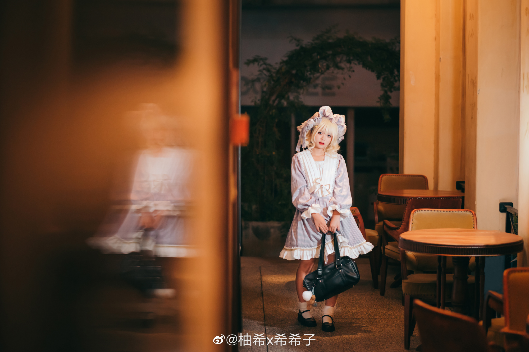 【COS】莲子……是否与我在同一片天空下呢 东方project 玛艾露贝莉·赫恩 cos@柚希x希希子 COSPLAY-第7张