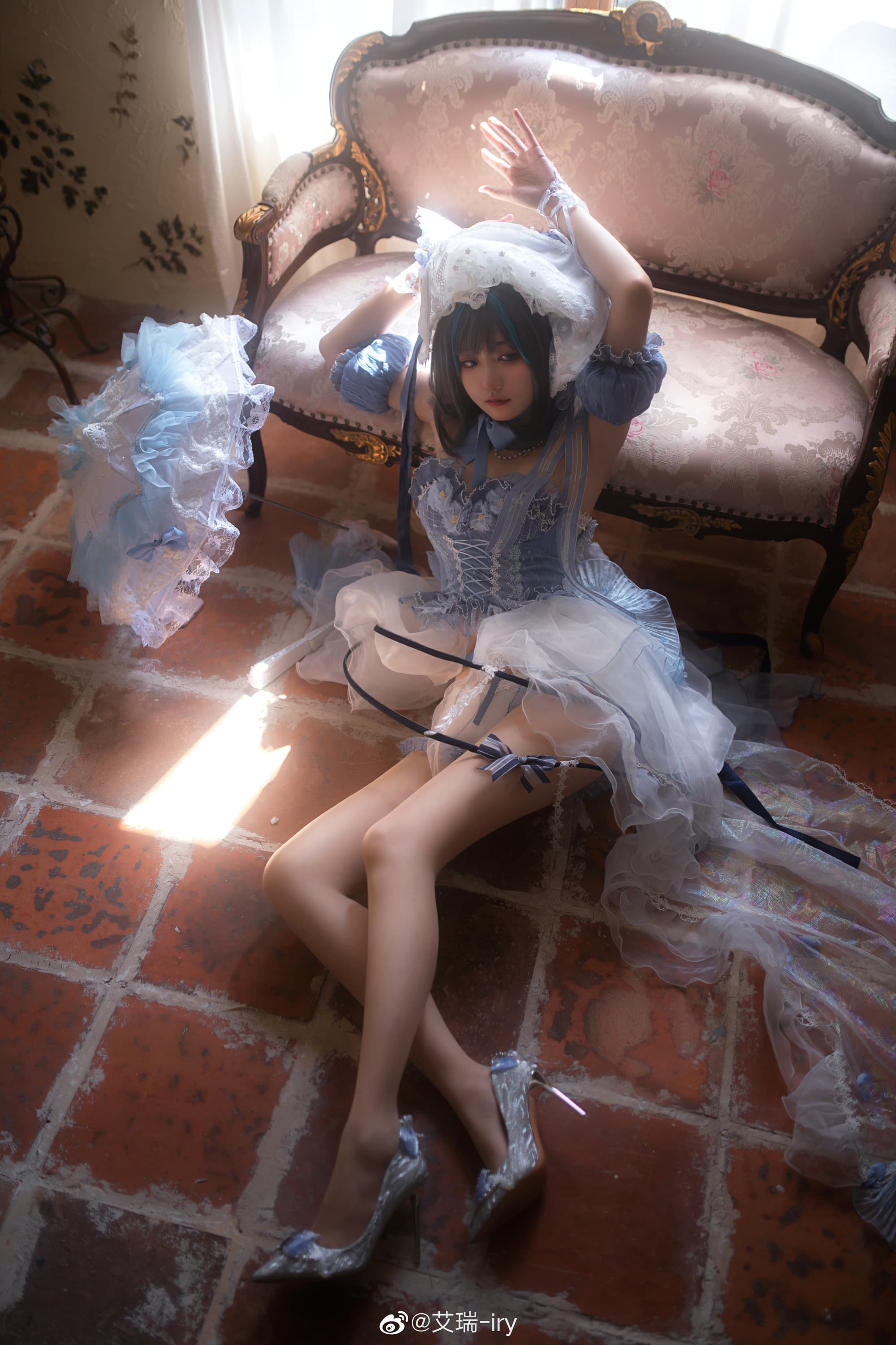 【COS】碧蓝航线 柴郡  冰雪公主-礼服废稿ver.❄️ @艾瑞-iry COSPLAY-第4张