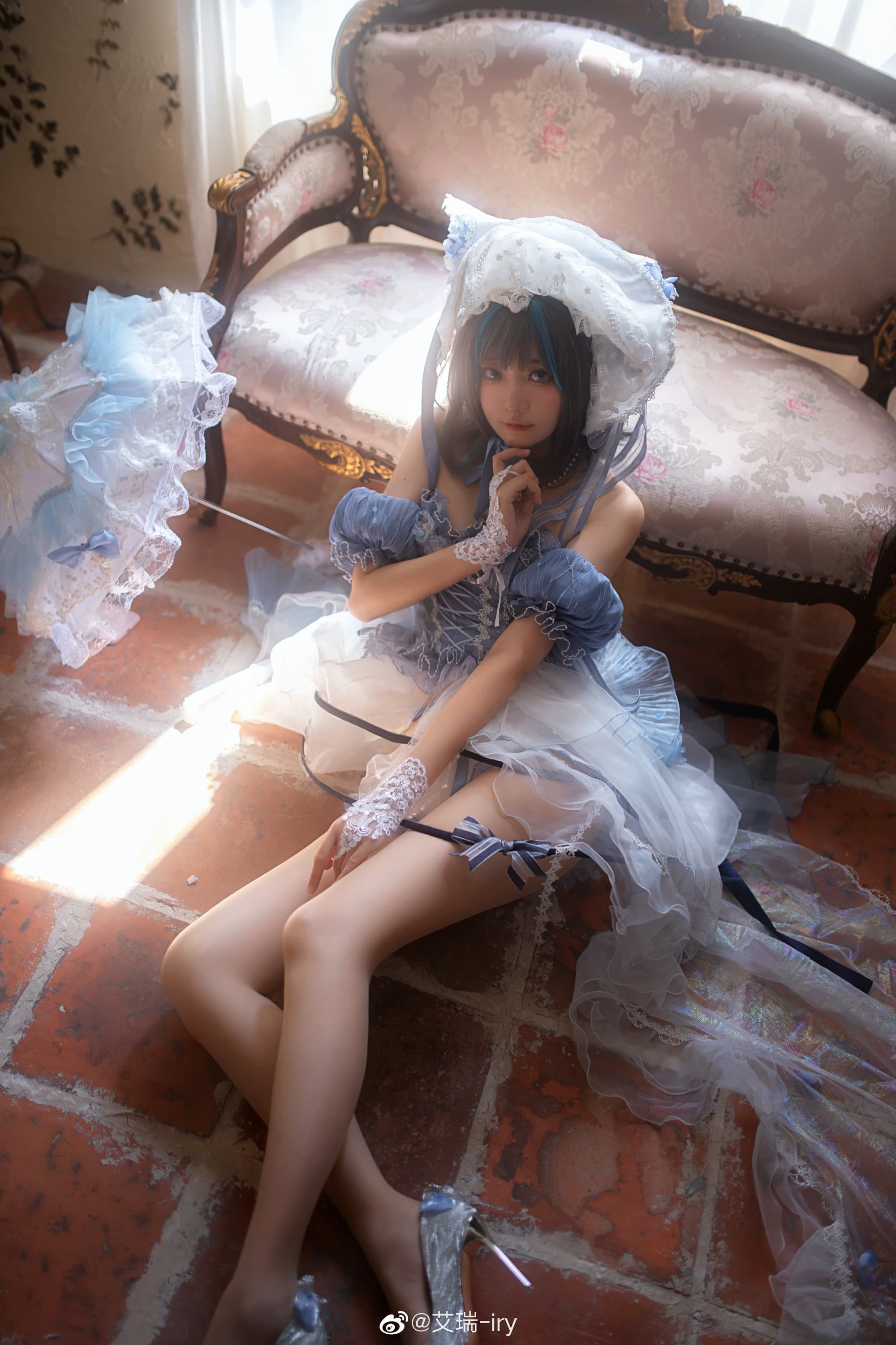 【COS】碧蓝航线 柴郡  冰雪公主-礼服废稿ver.❄️ @艾瑞-iry COSPLAY-第5张