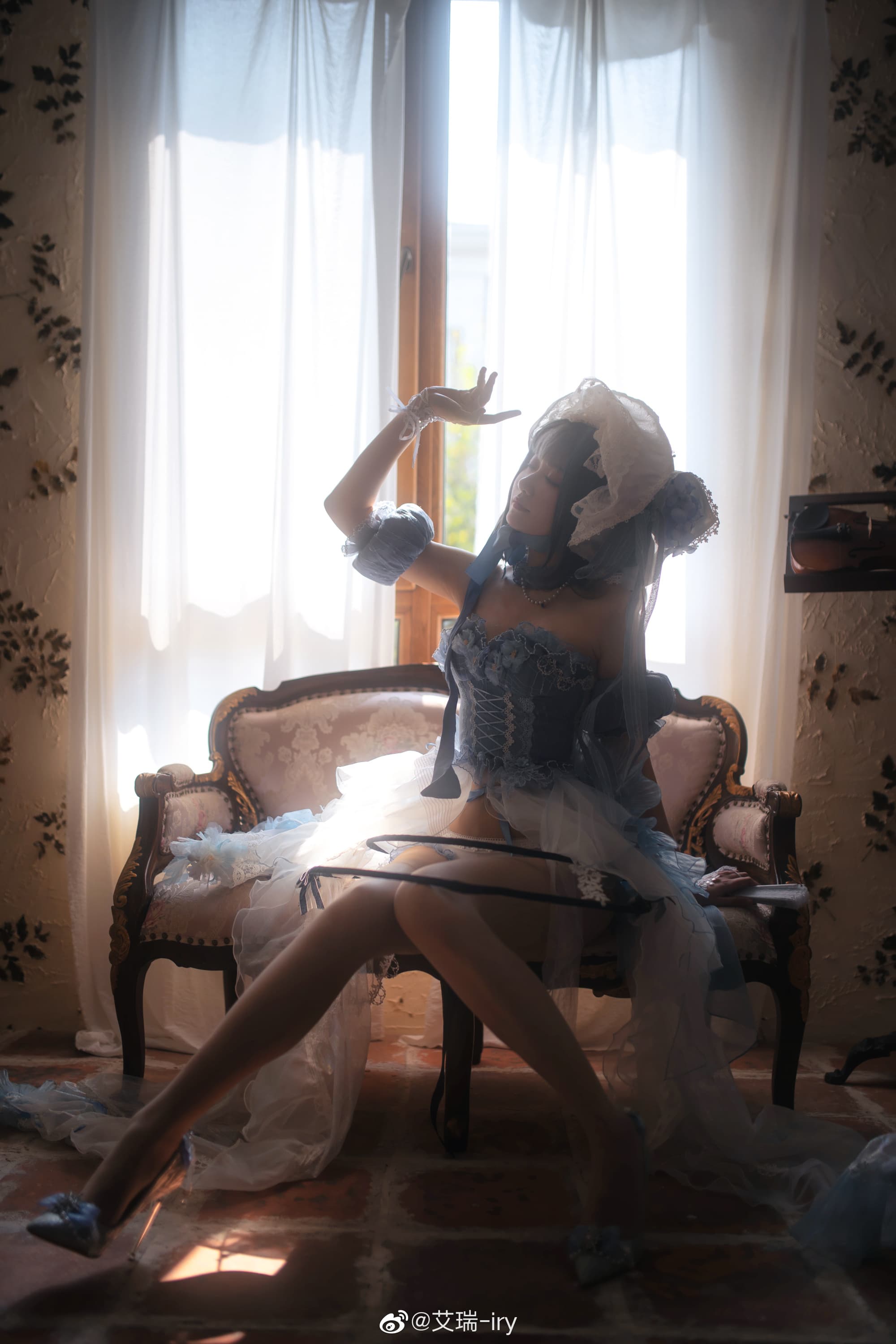 【COS】碧蓝航线 柴郡  冰雪公主-礼服废稿ver.❄️ @艾瑞-iry COSPLAY-第6张