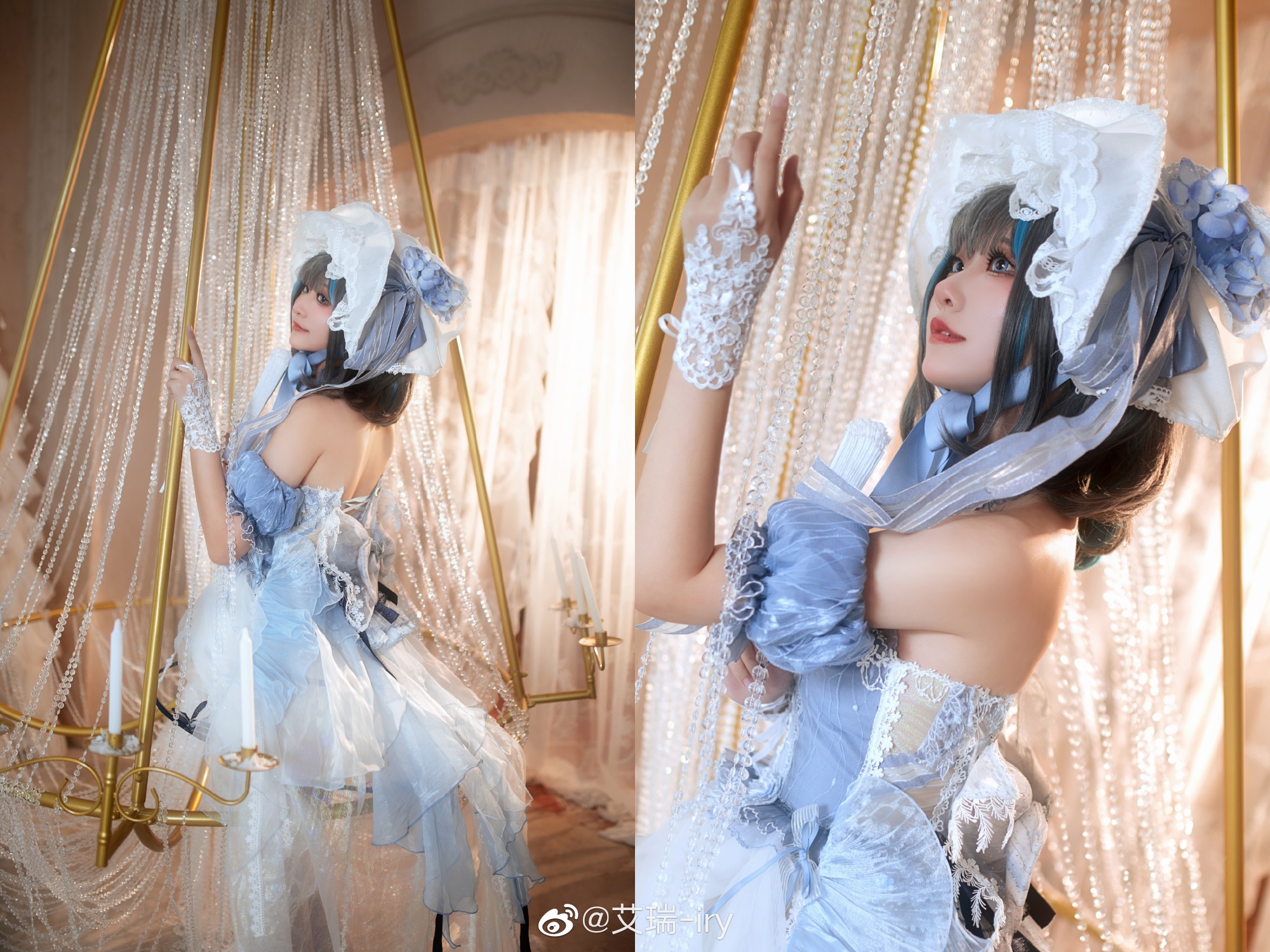 【COS】碧蓝航线 柴郡  冰雪公主-礼服废稿ver.❄️ @艾瑞-iry COSPLAY-第13张