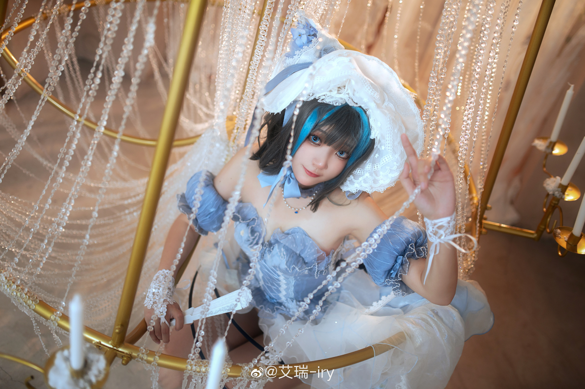 【COS】碧蓝航线 柴郡  冰雪公主-礼服废稿ver.❄️ @艾瑞-iry COSPLAY-第14张